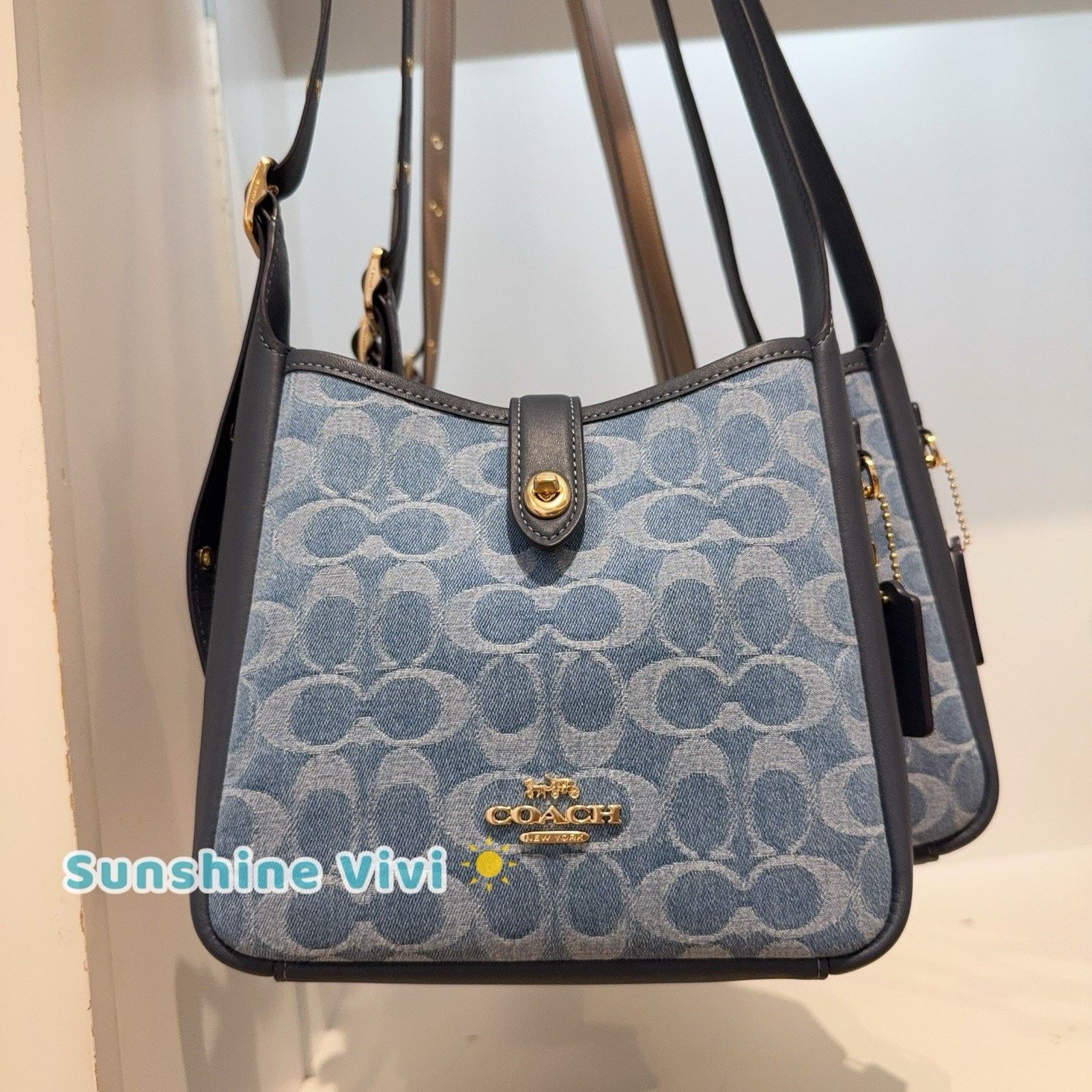 Coach Coach Hadley Mini Crossbody Bag CCZ44 denim/Gold/Indigo