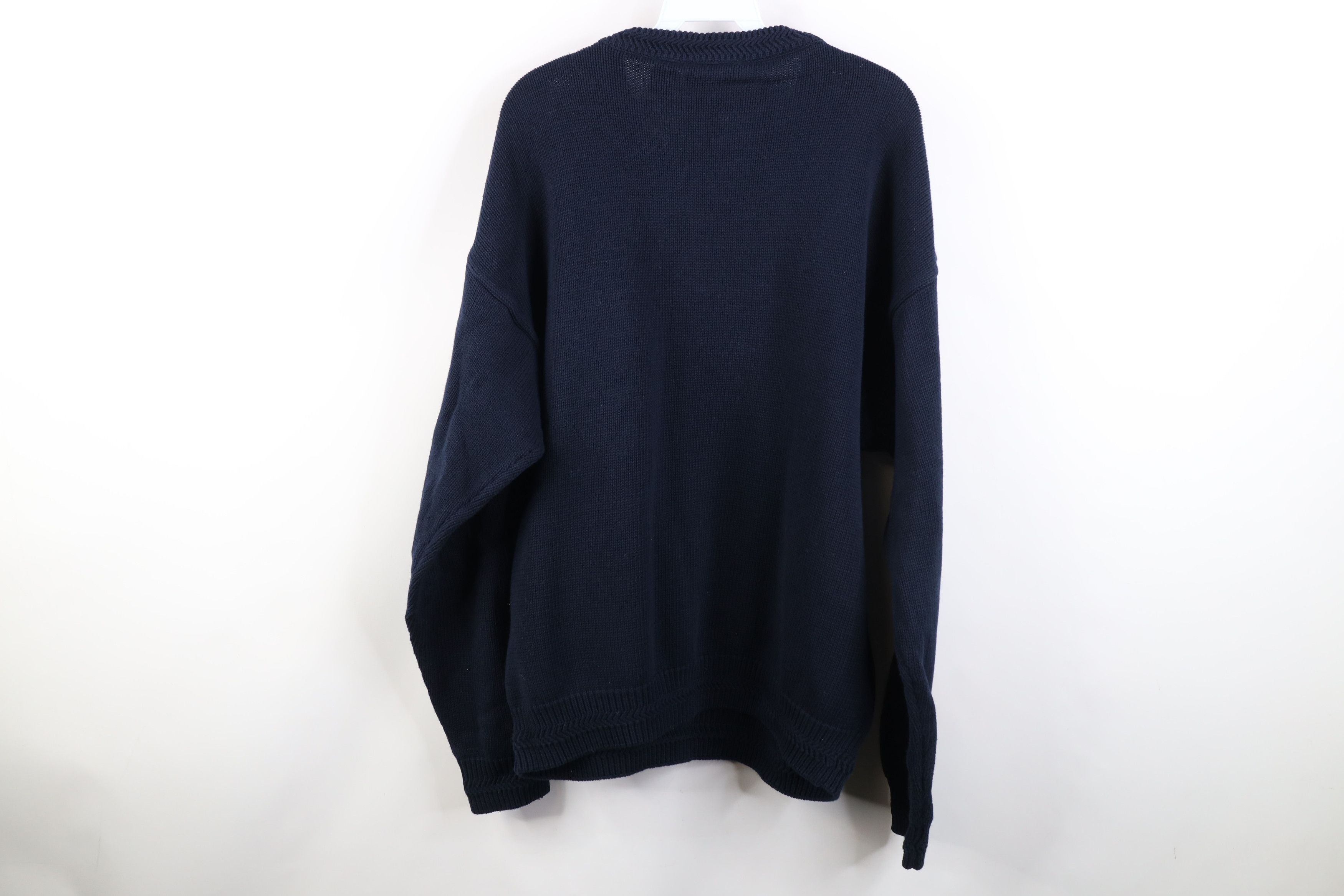 Vintage Vintage 90s Streetwear Argyle Diamond Knit Sweater Cotton Size US XL / EU 56 / 4 - 9 Thumbnail