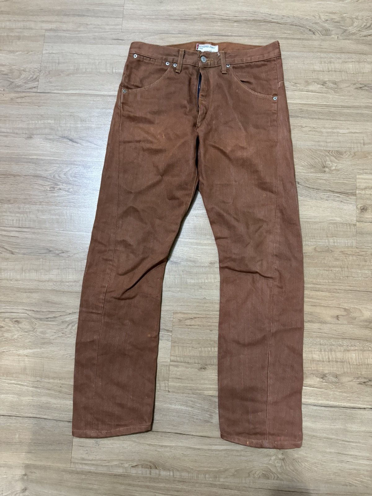 Rare Brown Vintage Levis Engineered Jeans
