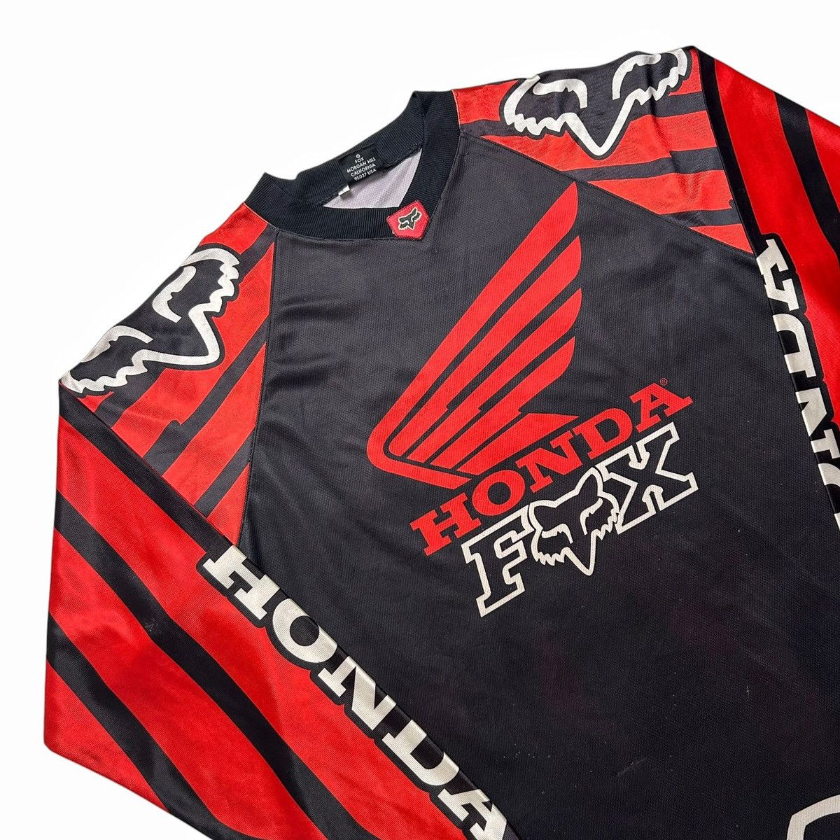 Fox Racing × Gear for Sports × Vintage Vintage 1998 Honda Fox Racing Jersey Ezra Lusk Motocross Size US L / EU 52-54 / 3 - 12 Thumbnail