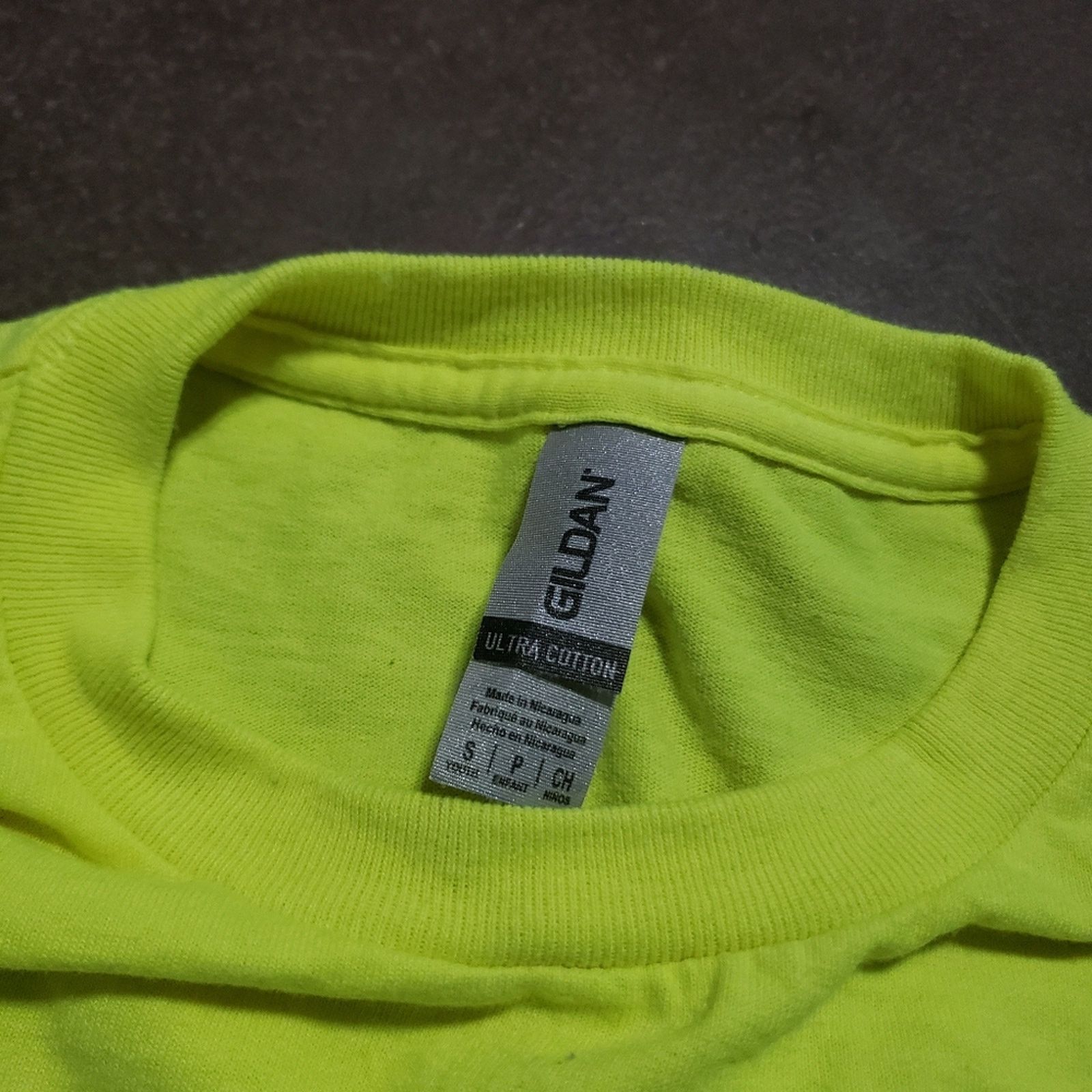 Gildan Yellow Neon Sky Zone LV Short Sleeve Size S / US 4 / IT 40 - 3 Thumbnail