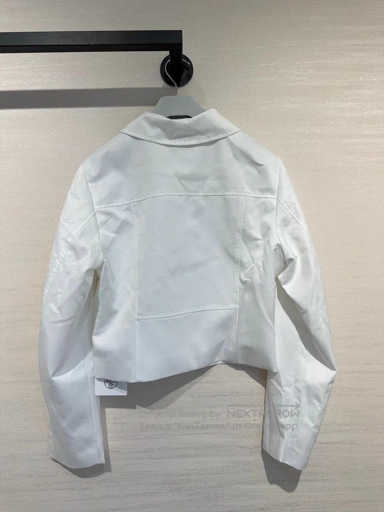 Hermes Hermes 26S Black and White Dual Color Gabardine Zip-up Sho Size XS / US 0-2 / IT 36-38 - 5 Thumbnail