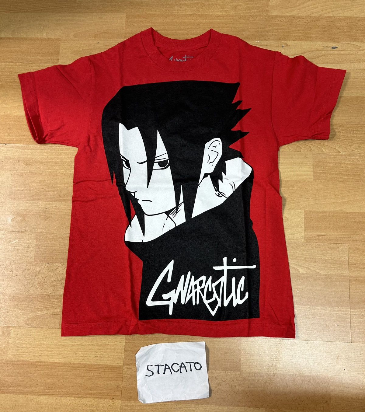 Gnarcotic × Japanese Brand Gnarcotic Naruto Sasuke Tee Red Size US S / EU 44-46 / 1 - 1 Thumbnail