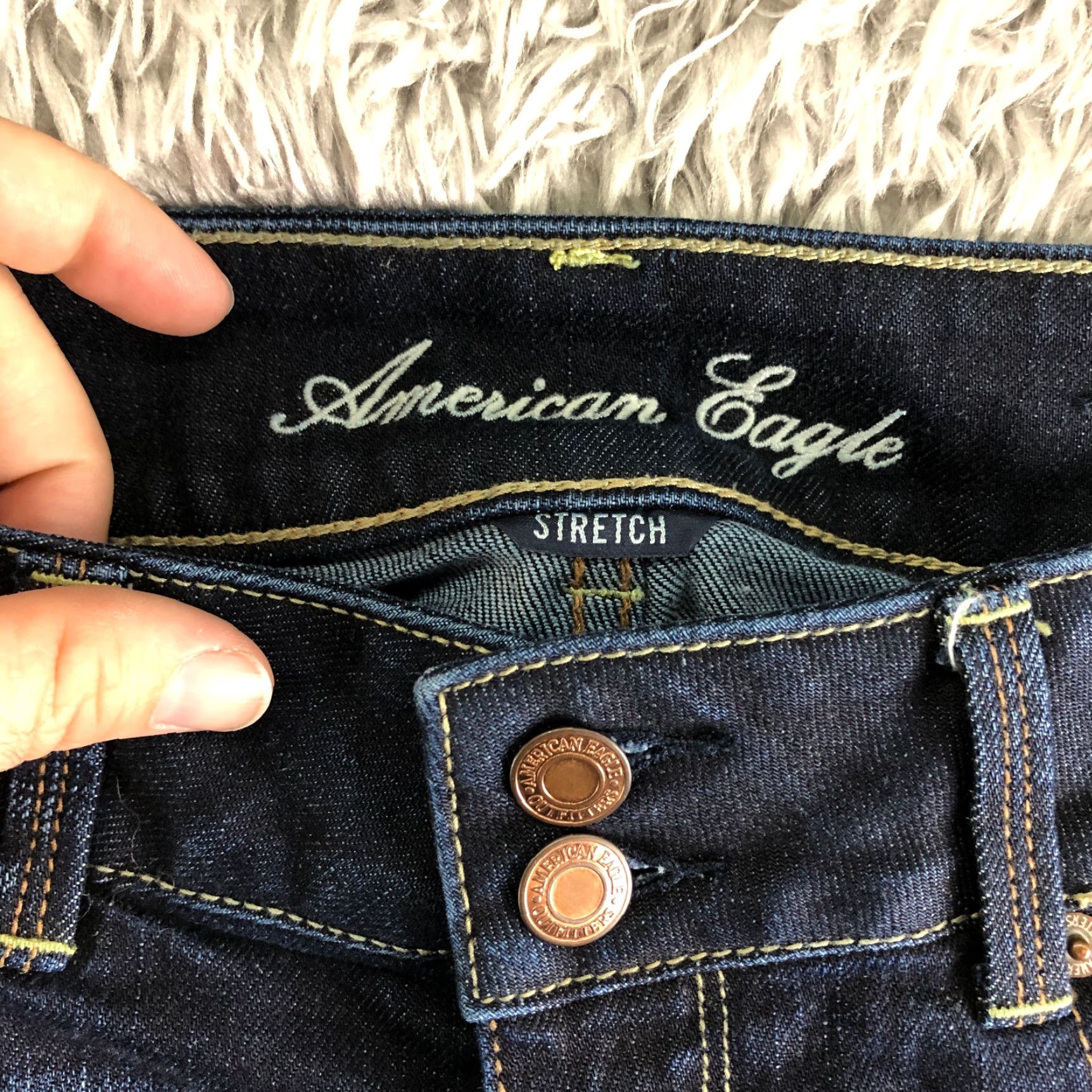 American Eagle Outfitters VINTAGE American Eagle Womens Size 6 Mid Rise Artist Crop Medium Wash Blue Denim Jeans Size 28" / US 6 / IT 42 - 7 Thumbnail