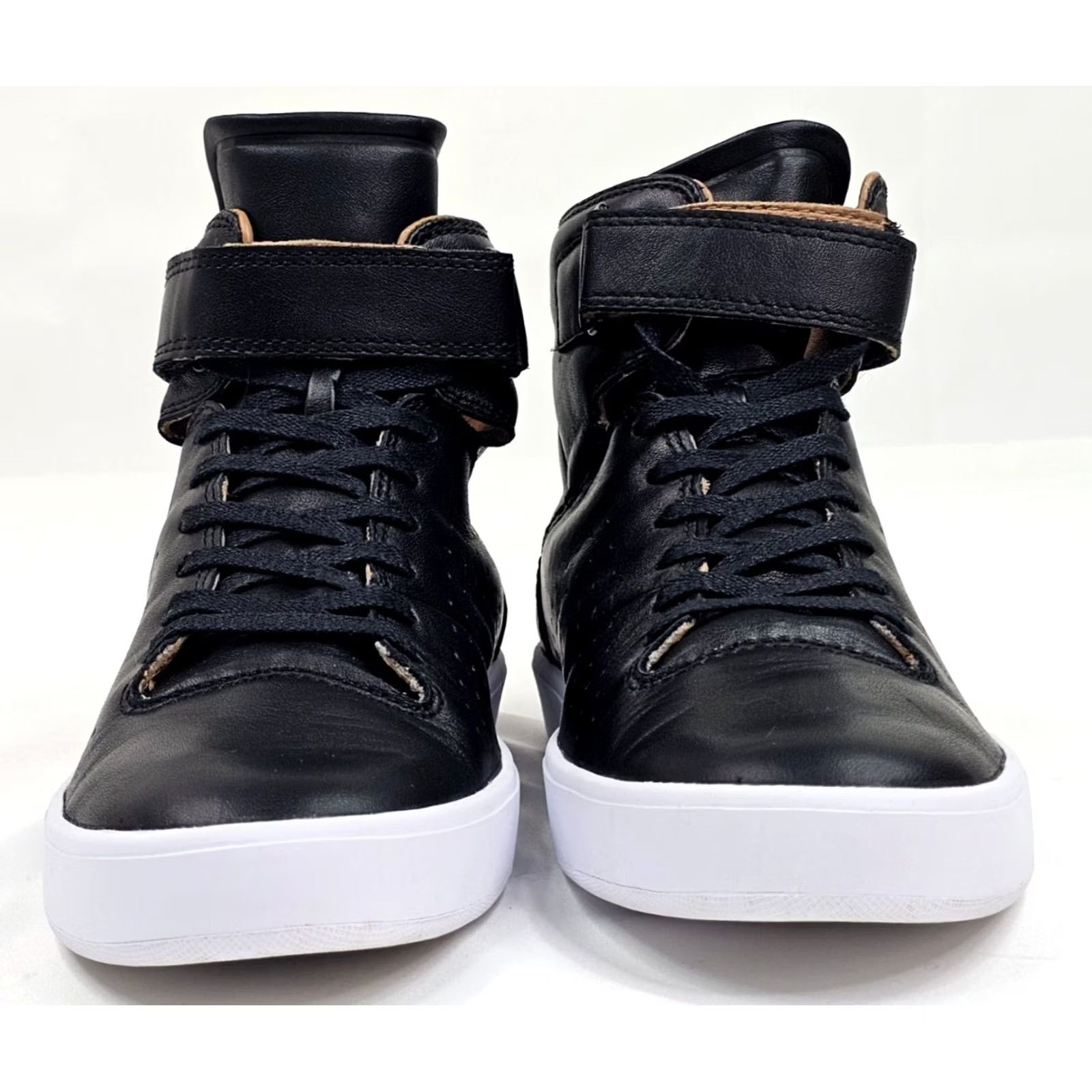 Lacoste Lacoste Tamora Hi Leather Sneakers Women 7.5 Lace Up Ankle Hook Loop Strap EUC Size US 8 / IT 38 - 2 Thumbnail