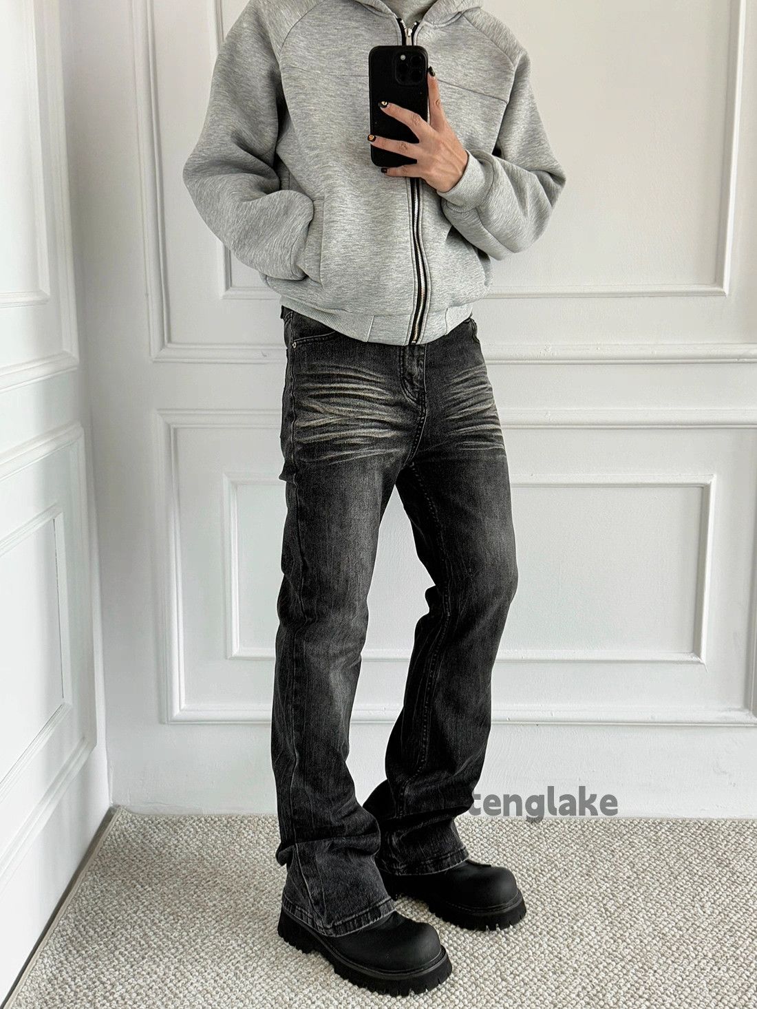 Vintage Washed faded cleanfit yuppie y2k hiphop bootcut jeans Size US 32 / EU 48 - 7 Thumbnail