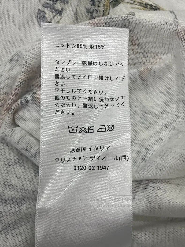 Dior Dior White floral print short sleeves Size L / US 10 / IT 46 - 5 Thumbnail