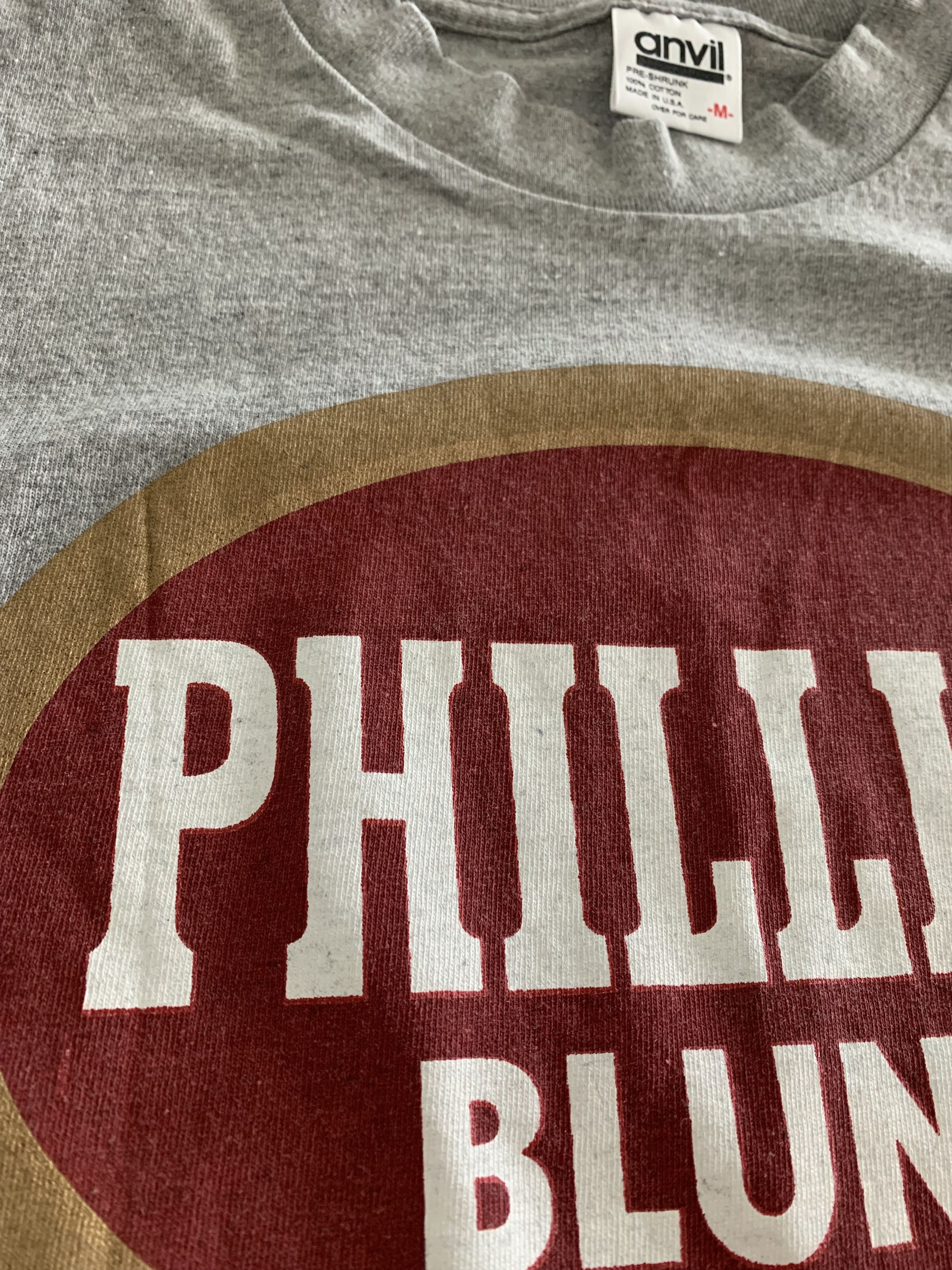 image of Futura 2000 x Subware Vintage Phillies Blunt Not From Concentrate Shirt Gfs Futura in Grey (Size Me