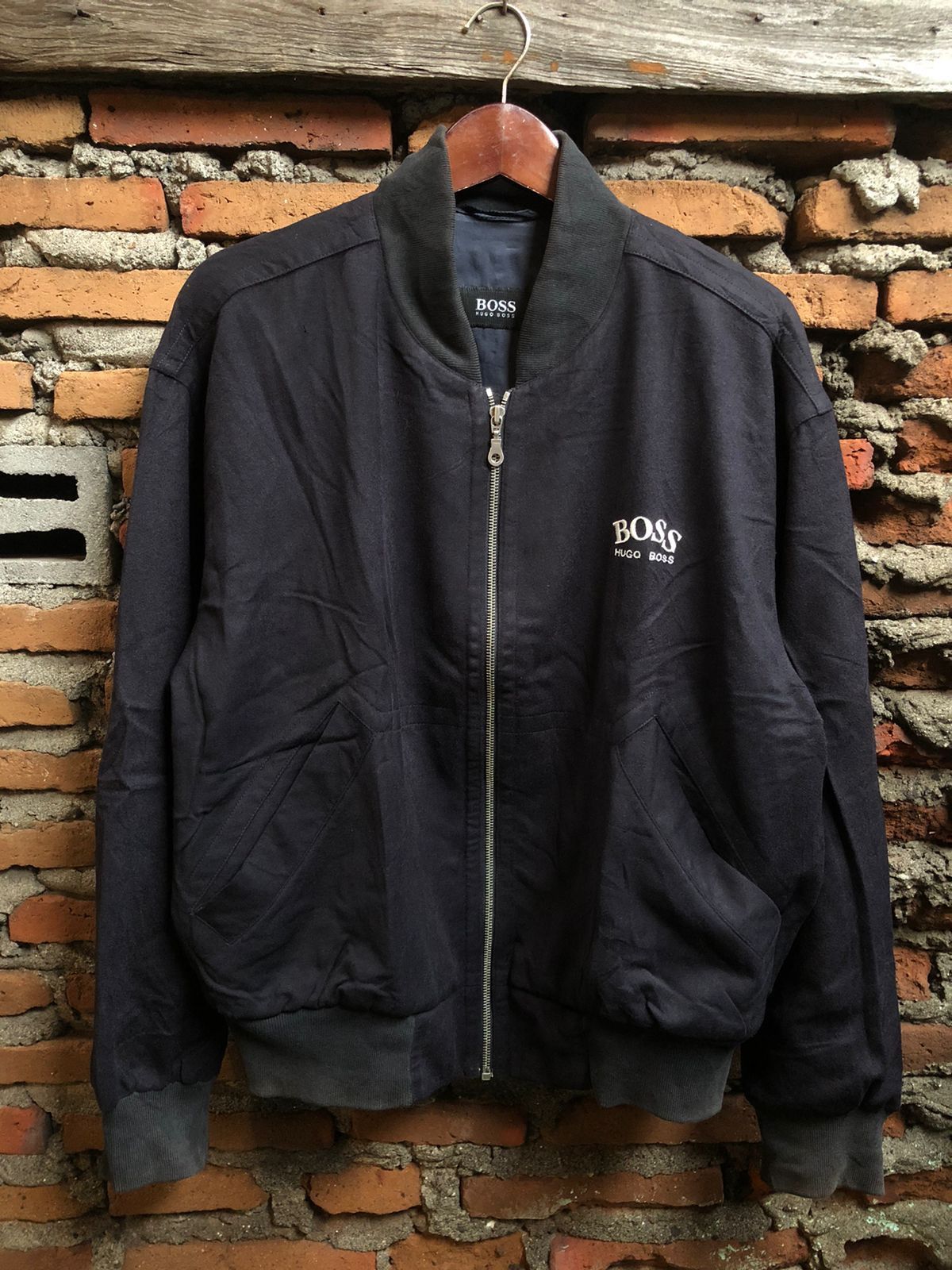 Hugo Boss Vintage bomber jacket hugo boss x loro piana Size US L / EU 52-54 / 3 - 2 Thumbnail