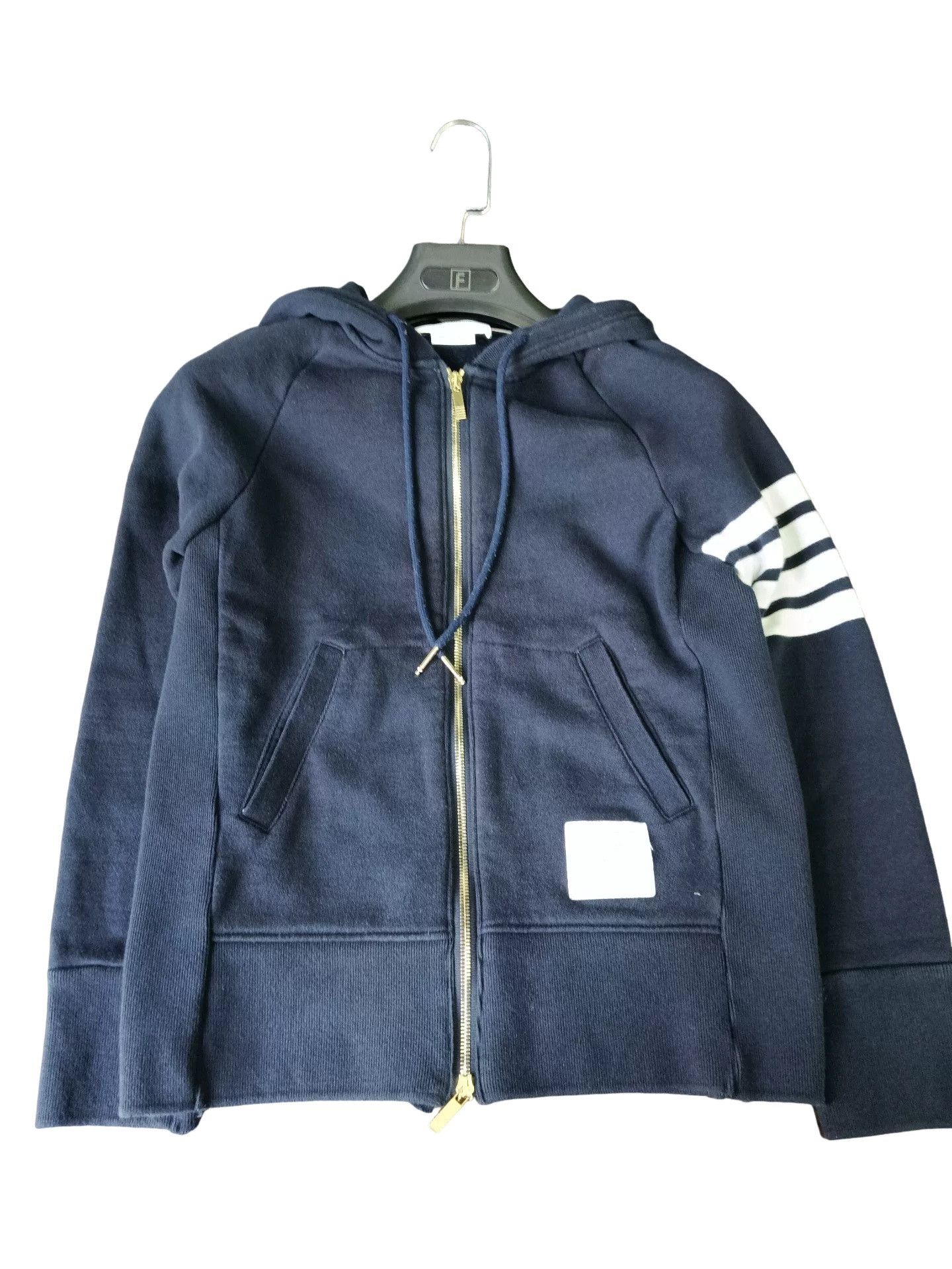 Thom Browne Thom Browne 4-Bar Zip-up Hoodie Size 2 Size US M / EU 48-50 / 2 - 1 Thumbnail