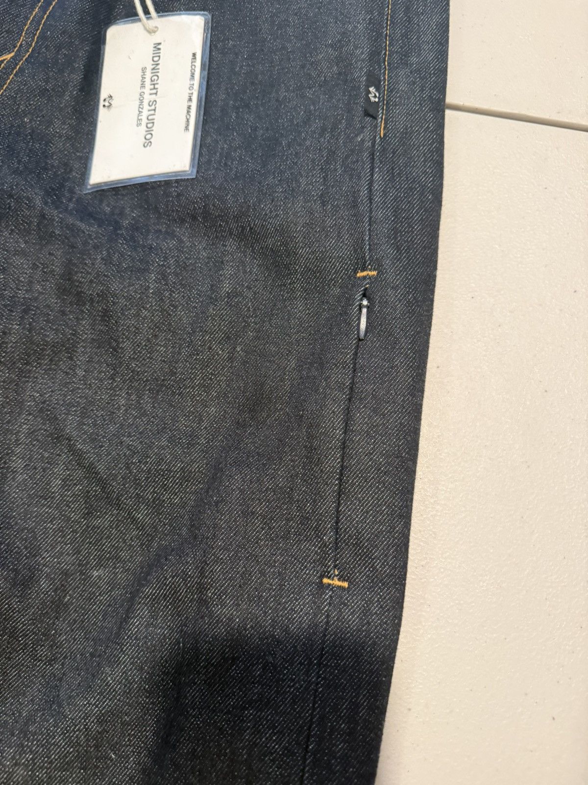 Midnight Studios hollywood 5 pocket dark blue denim jeans | midnight studios Size US 32 / EU 48 - 9 Thumbnail