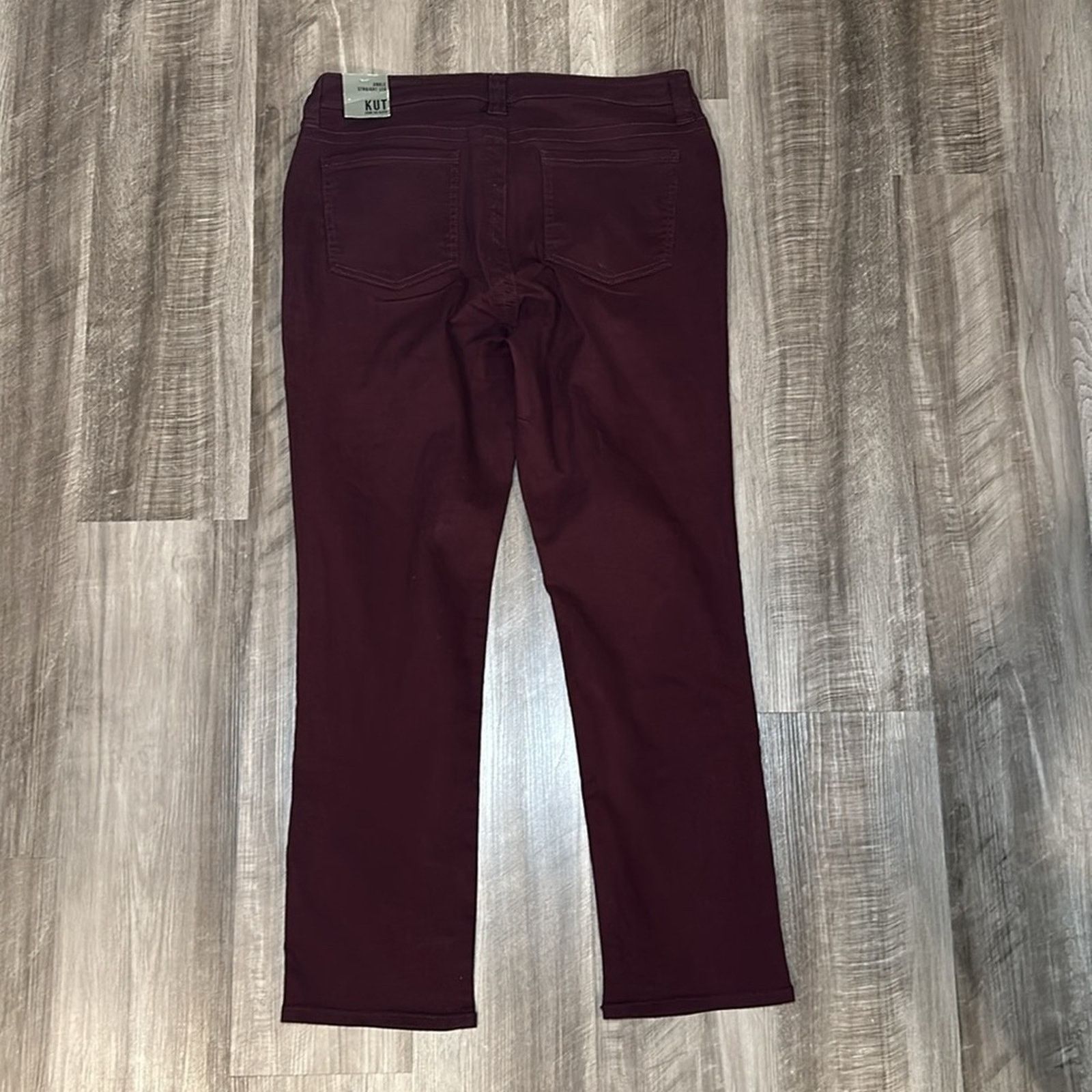 Other Kut From the Kloth Stevie Straight Leg Ankle Pant Jeans - 12 Size 34" / US 12 / IT 48 - 2 Thumbnail