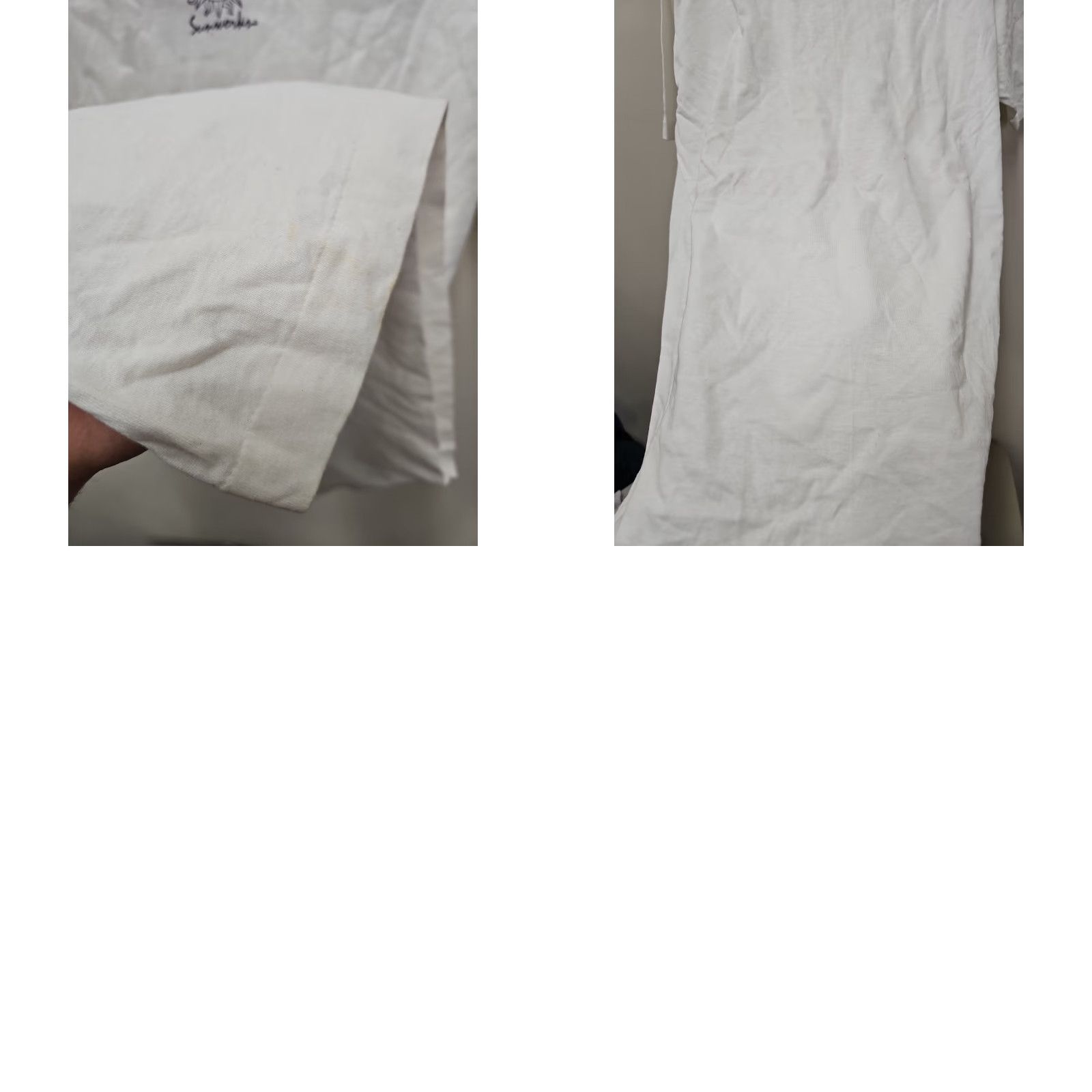 Vintage VINTAGE Sunworks T-Shirt Mens White 90s Flower Nature Elegant Stitch Short Sleeve Size L Size US L / EU 52-54 / 3 - 8 Thumbnail