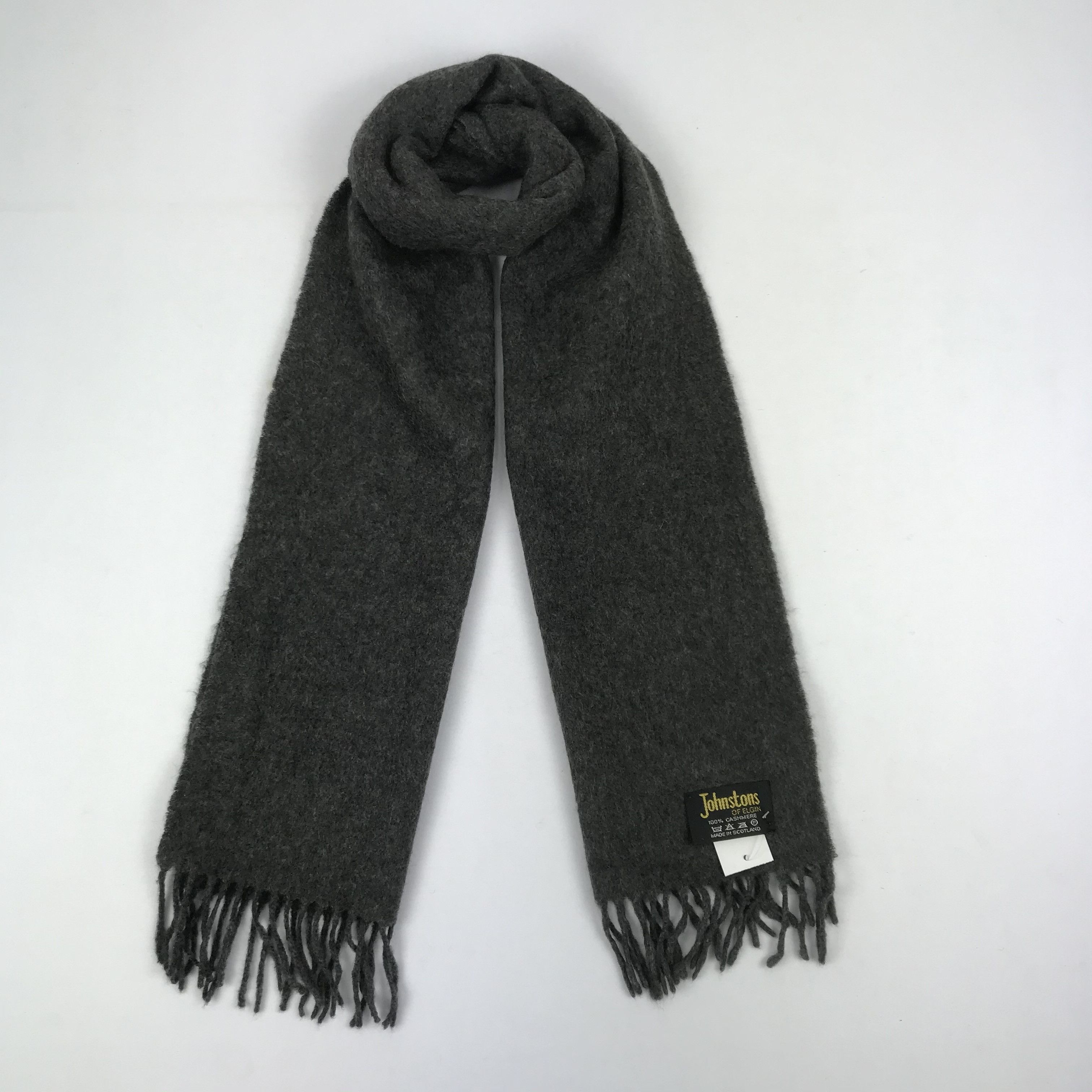 Vintage Vintage Johnstons Scarf Muffler Wool Cashmere Scarves Size ONE SIZE - 1 Thumbnail