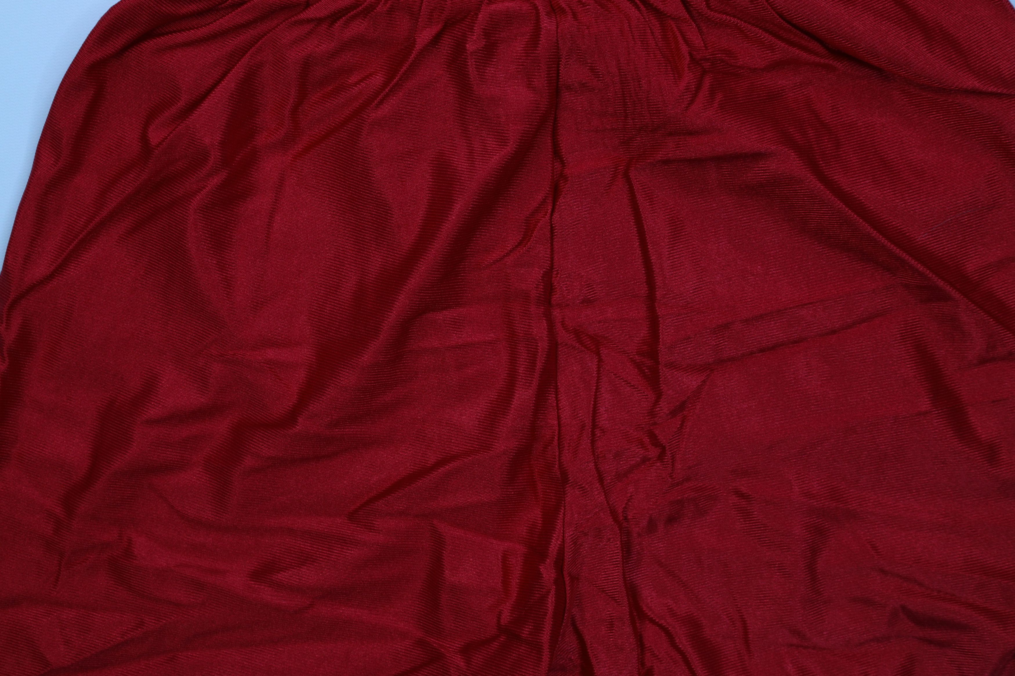Vintage Vintage 90s Streetwear Silky Dazzle Above Knee Shorts Red Size US 30 / EU 46 - 10 Thumbnail