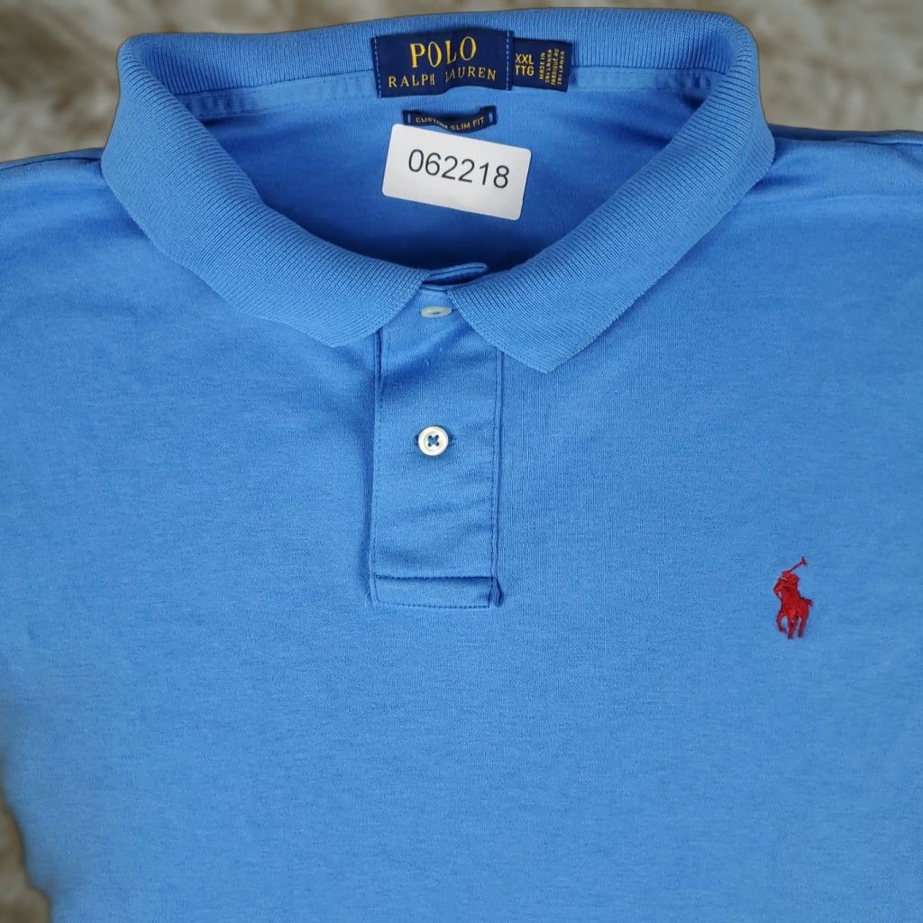 Ralph Lauren VINTAGE Ralph Lauren Polo Shirt Mens 2XL Short Sleeve Blue Classic Casual Cotton Size US XXL / EU 58 / 5 - 1 Thumbnail