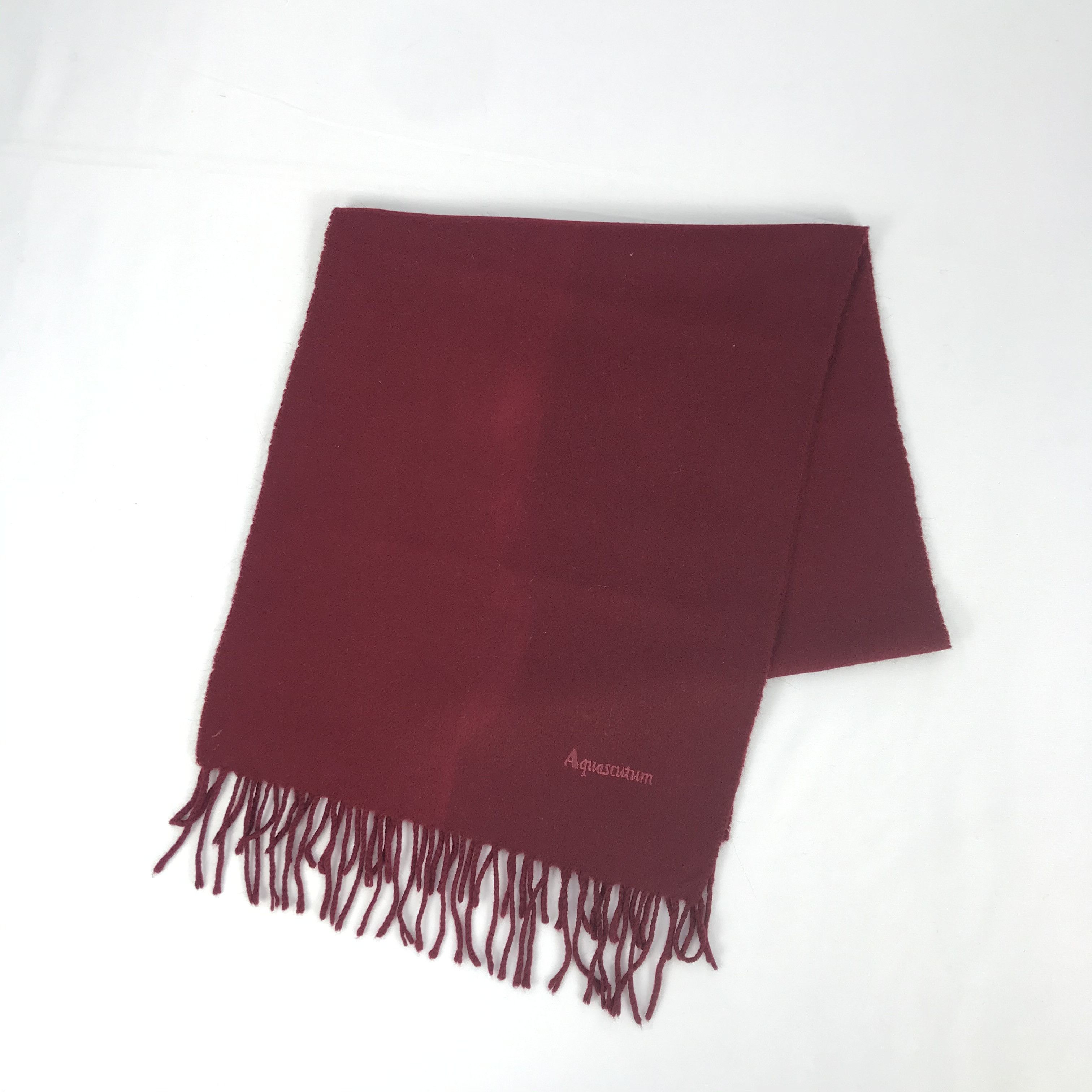 Aquascutum Vintage Aquascutum Scarf Muffler Wool Cashmere Scarves Size ONE SIZE - 3 Thumbnail