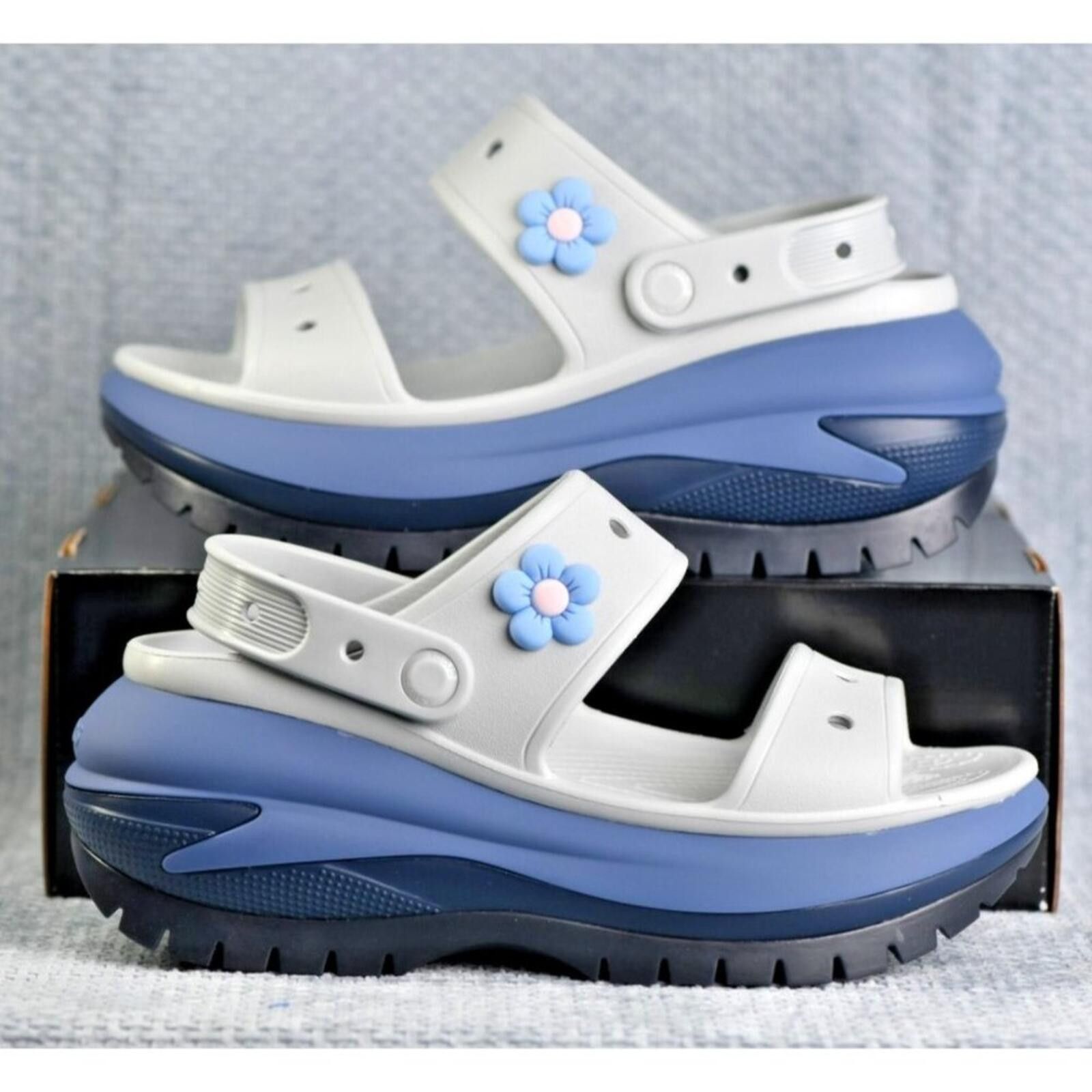 Crocs Crocs Classic Mega Crush Matte Sandal | Mirage/Multi Size US 9 / IT 39 - 1 Thumbnail