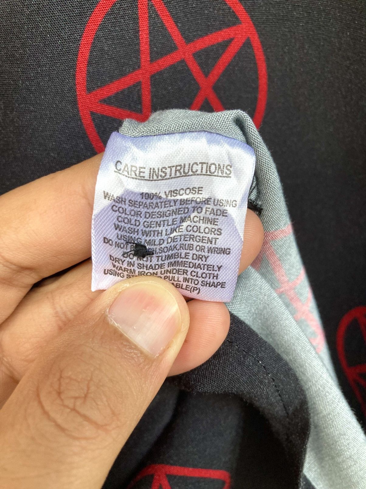 Seditionaries Rayon Pentagram Shirts Size US L / EU 52-54 / 3 - 6 Thumbnail