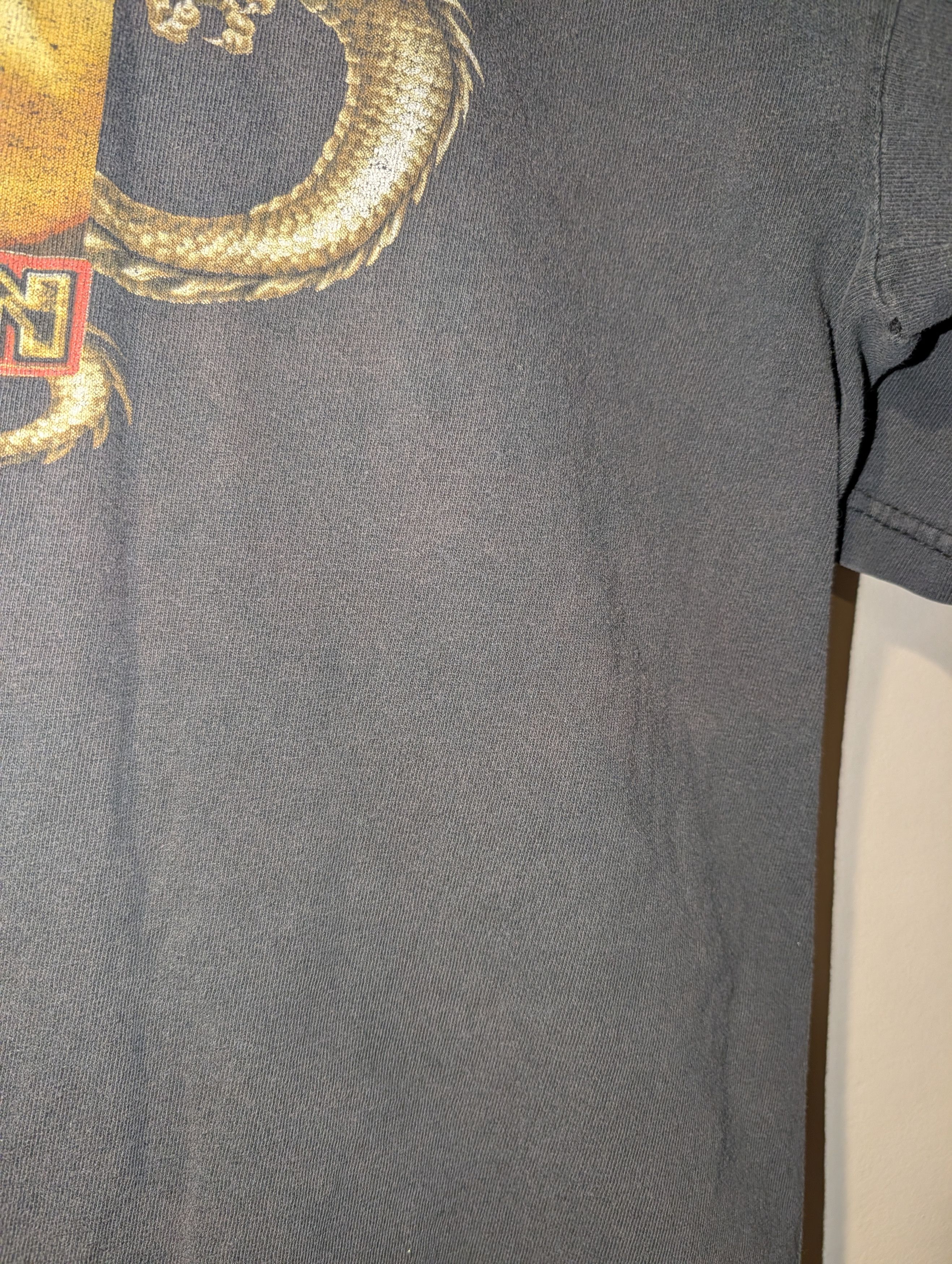 Vintage Vintage 90s Bruce Lee The Dragon Movie Promo T-Shirt Size US XXL / EU 58 / 5 - 8 Thumbnail
