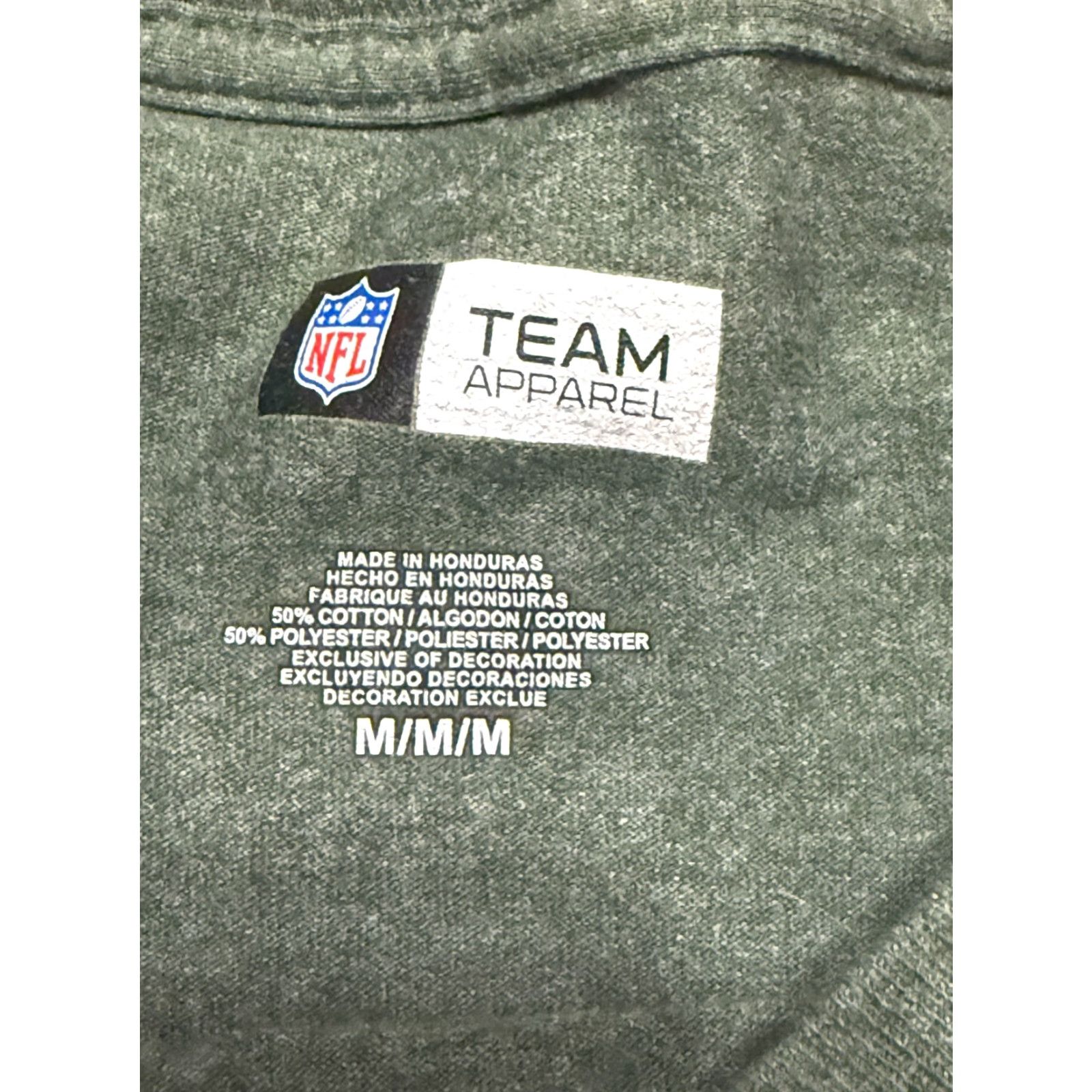NFL NFL Team Apparel Shirt Men Long Sleeve Wisconsin Green Bay Packers Medium Green Crew Neck Size US M / EU 48-50 / 2 - 6 Thumbnail