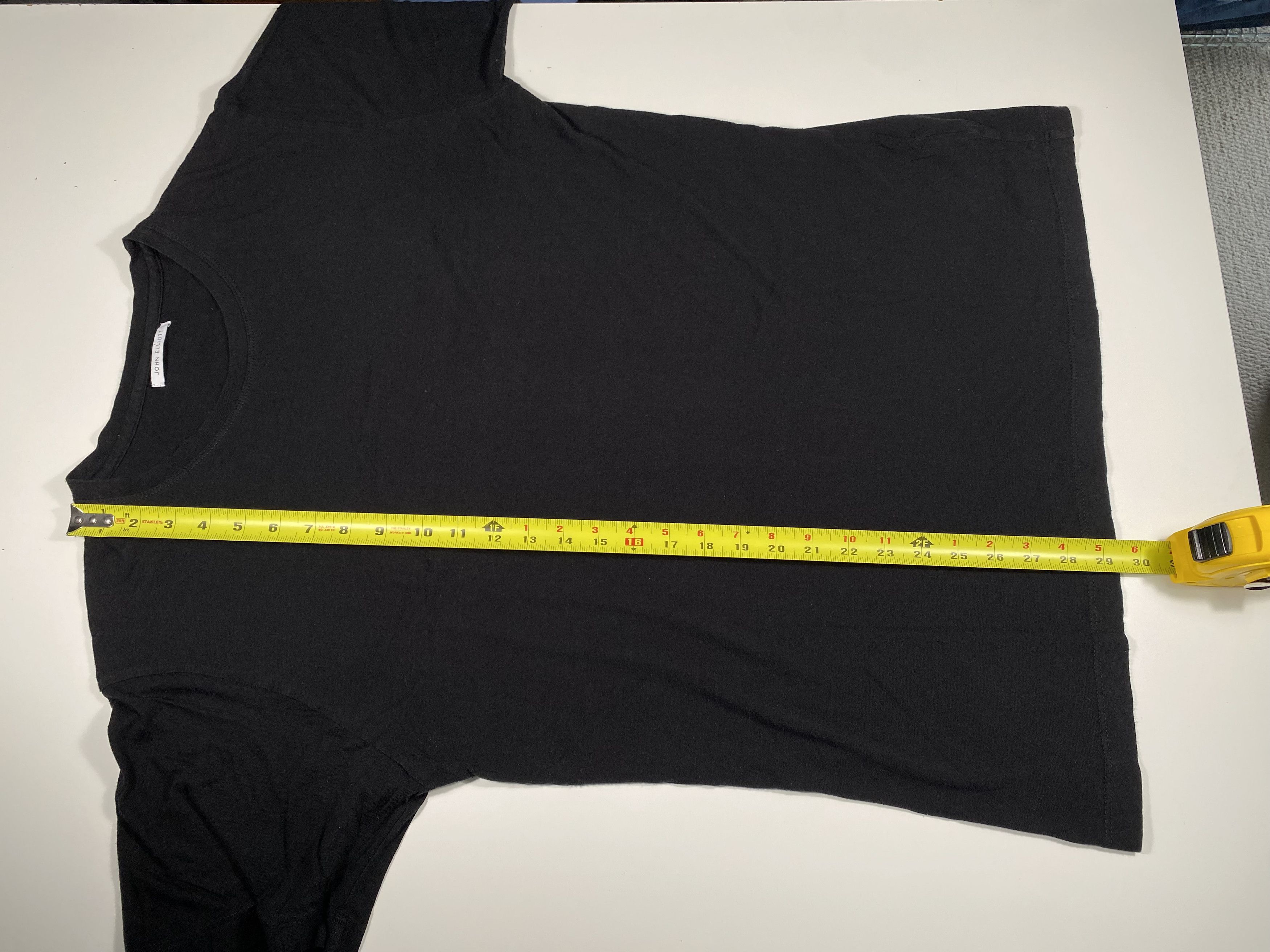 John Elliott John Elliott Black Supima Cotton Tshirt Size 5 Size US L / EU 52-54 / 3 - 7 Thumbnail