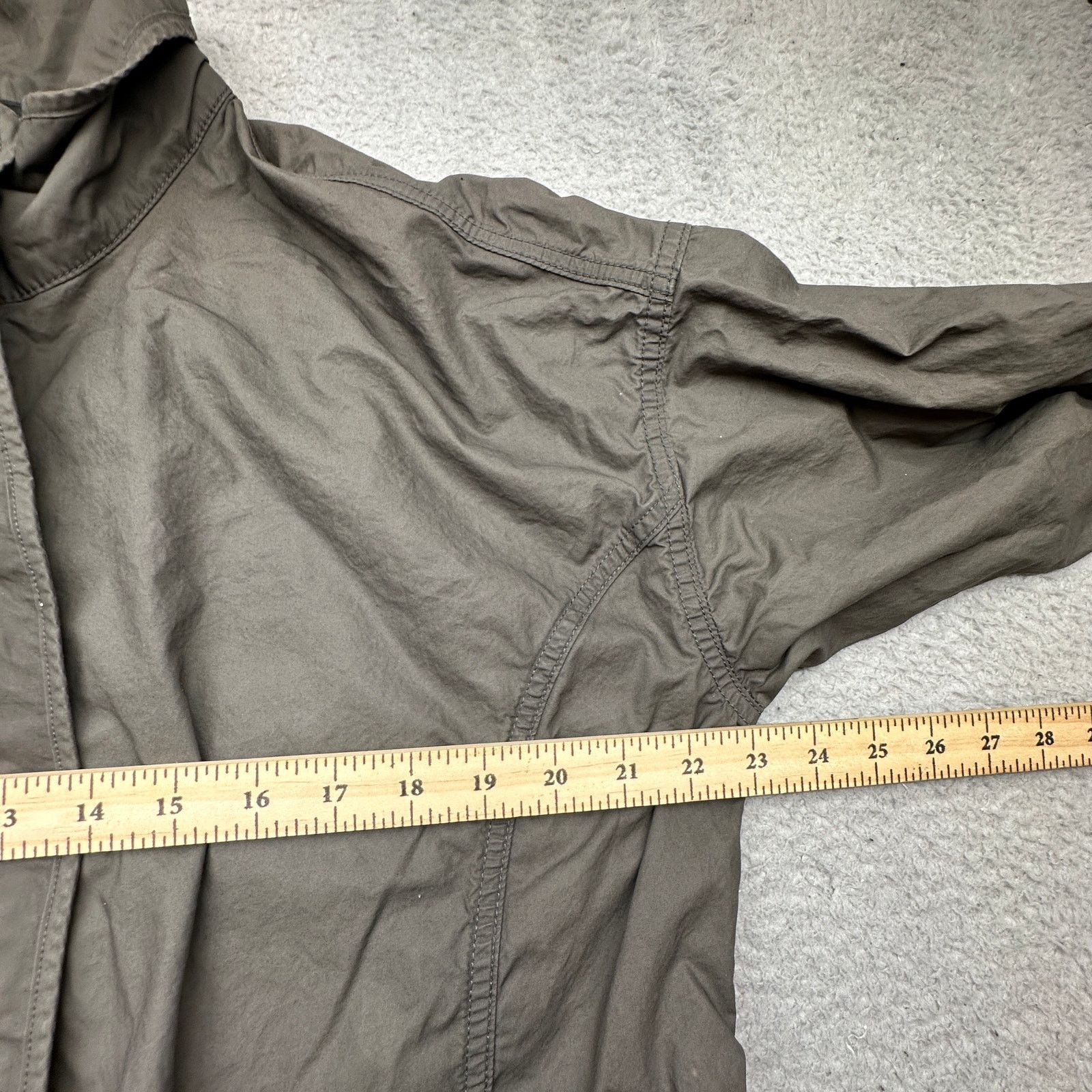 Athleta Athleta Vista Jacket Womens Small Cinch Waist Coat Gray Size S / US 4 / IT 40 - 4 Thumbnail
