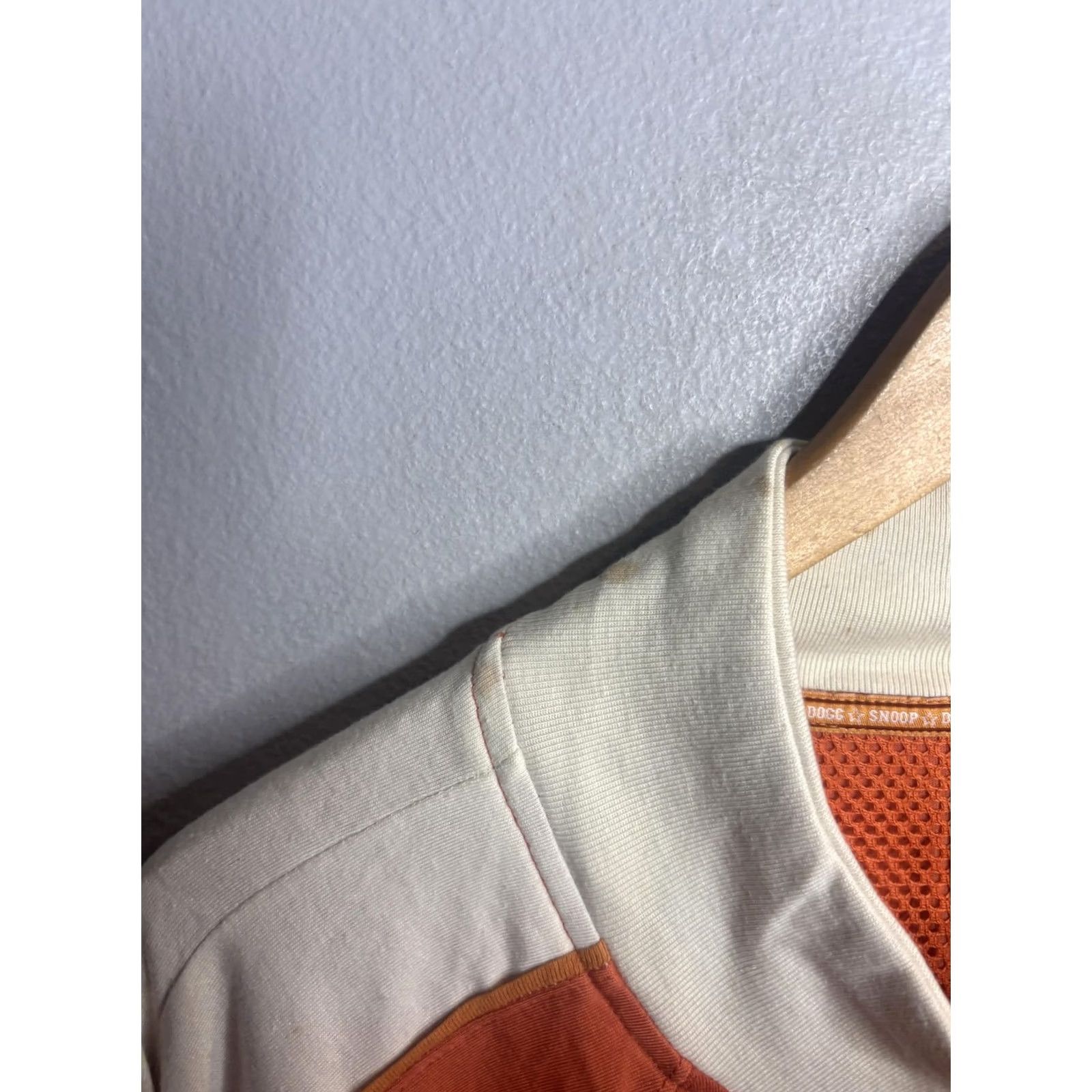 Vintage Snoop Dogg Jacket Mens Large Orange White Full Zip Track Number 2 Basketball Size US L / EU 52-54 / 3 - 7 Thumbnail