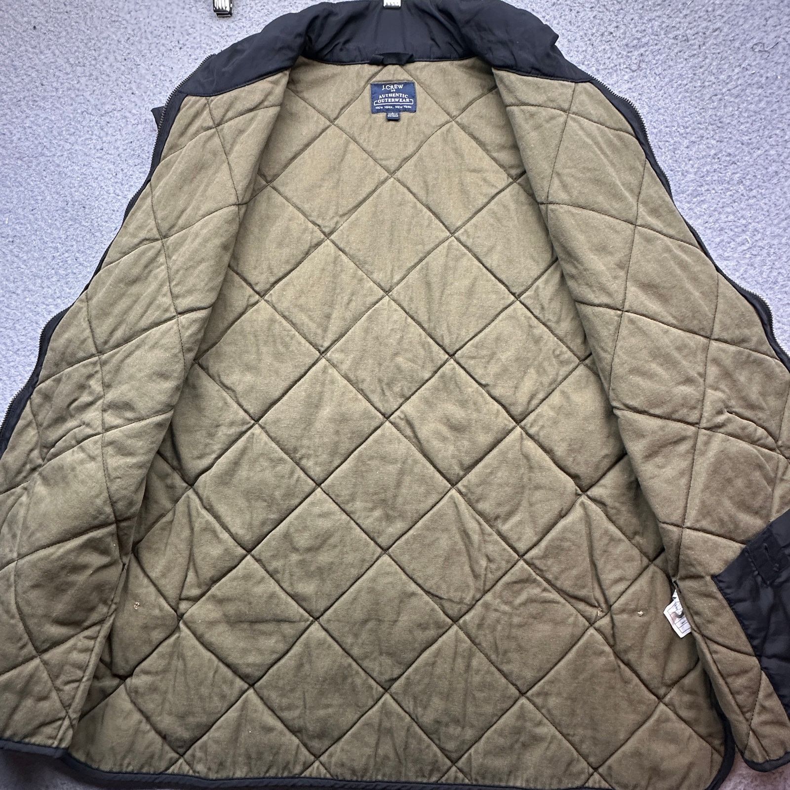 J.Crew J Crew Walker Vest Quilted Full Zip Mens Large 47752 Size US L / EU 52-54 / 3 - 7 Thumbnail
