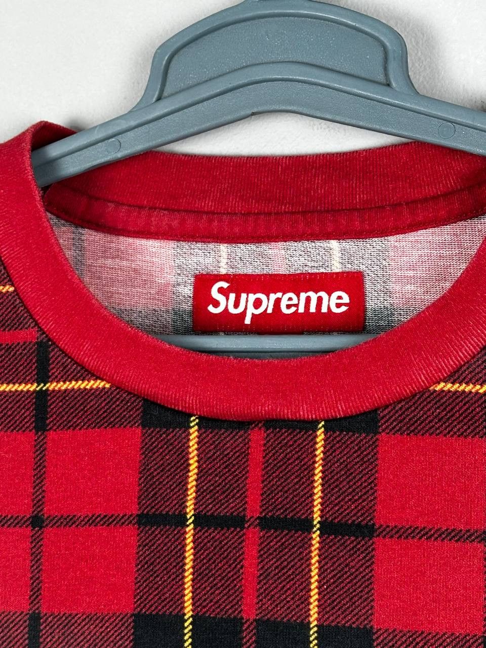 Supreme Supreme New York Plaid Pocket T Shirt Size US L / EU 52-54 / 3 - 9 Thumbnail
