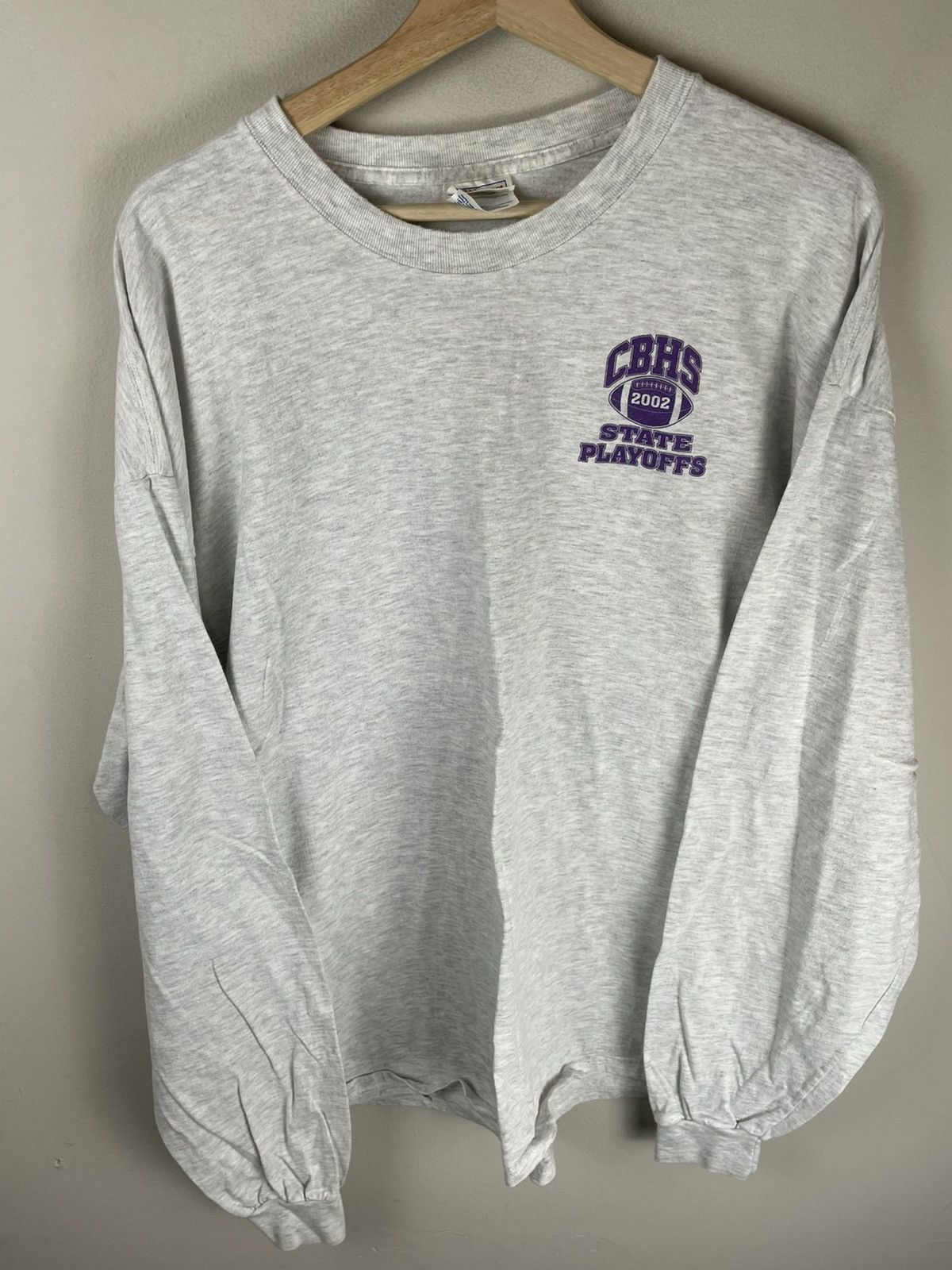 NFL × Vintage Vintage CBHS Football Grey Longsleeve Size US XXL / EU 58 / 5 - 1 Thumbnail