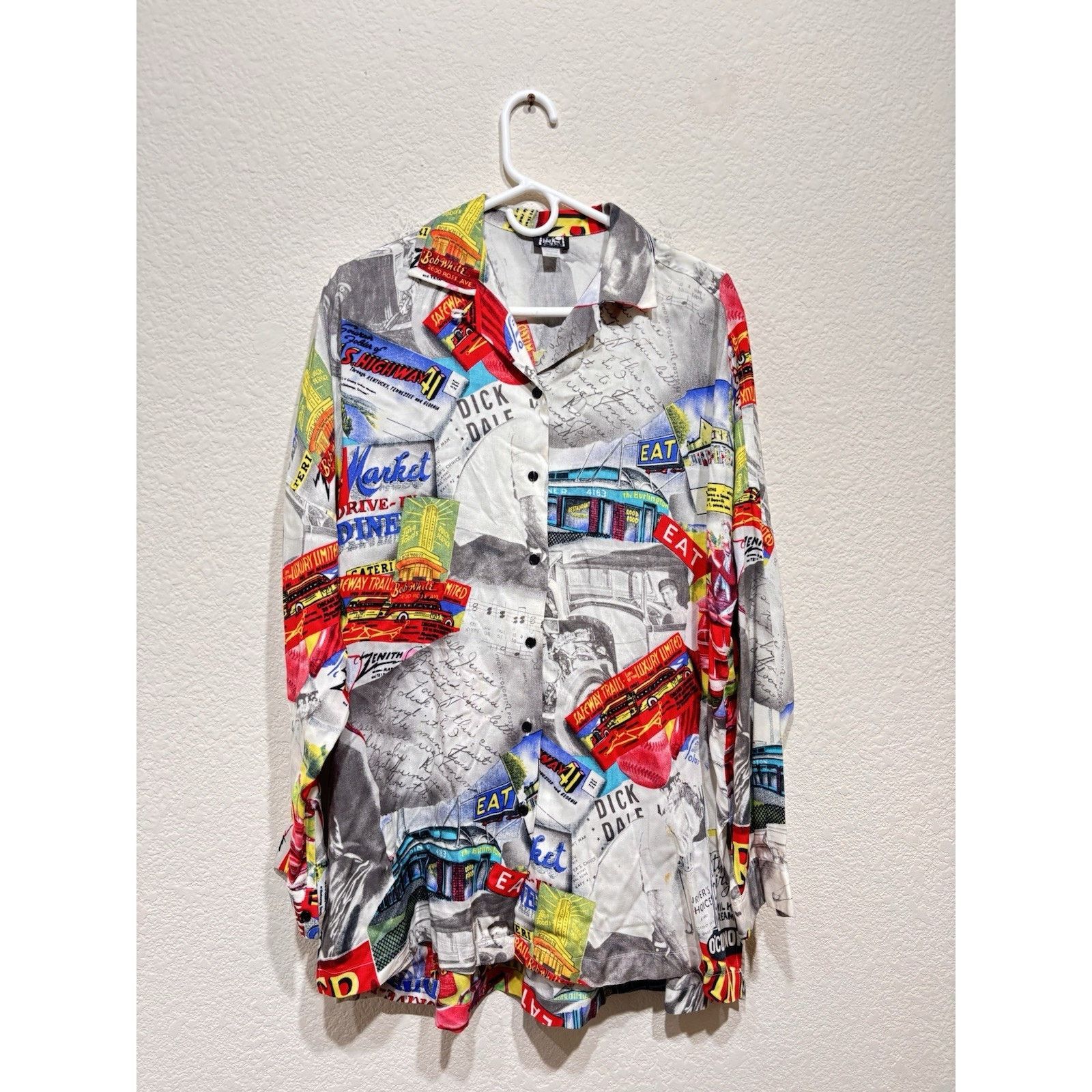 Island Shores Vintage Island Moon Shirt Dick Dale Retro Rare 80s Medium Size US M / EU 48-50 / 2 - 1 Thumbnail