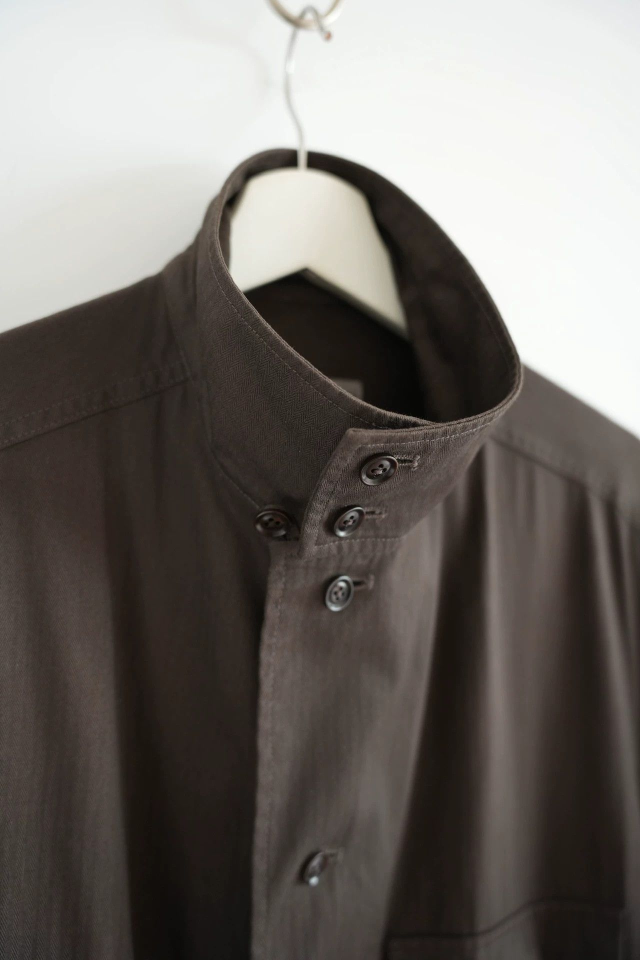 Yohji Yamamoto Yohji Yamamoto 17AW Dried Brown Cotton Belted Coat Size US M / EU 48-50 / 2 - 4 Thumbnail