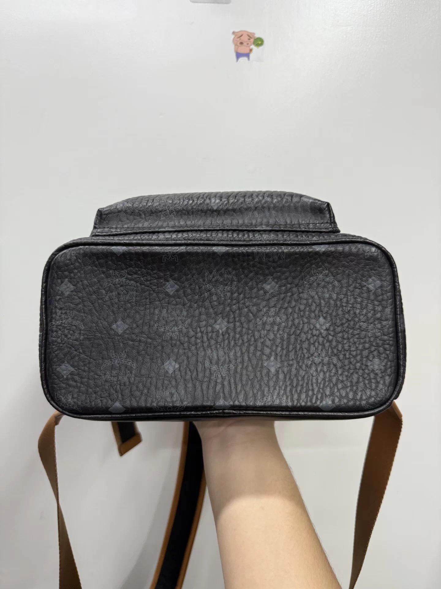 MCM MCM Studded Black All Over Print Small Backpack Size ONE SIZE - 3 Thumbnail