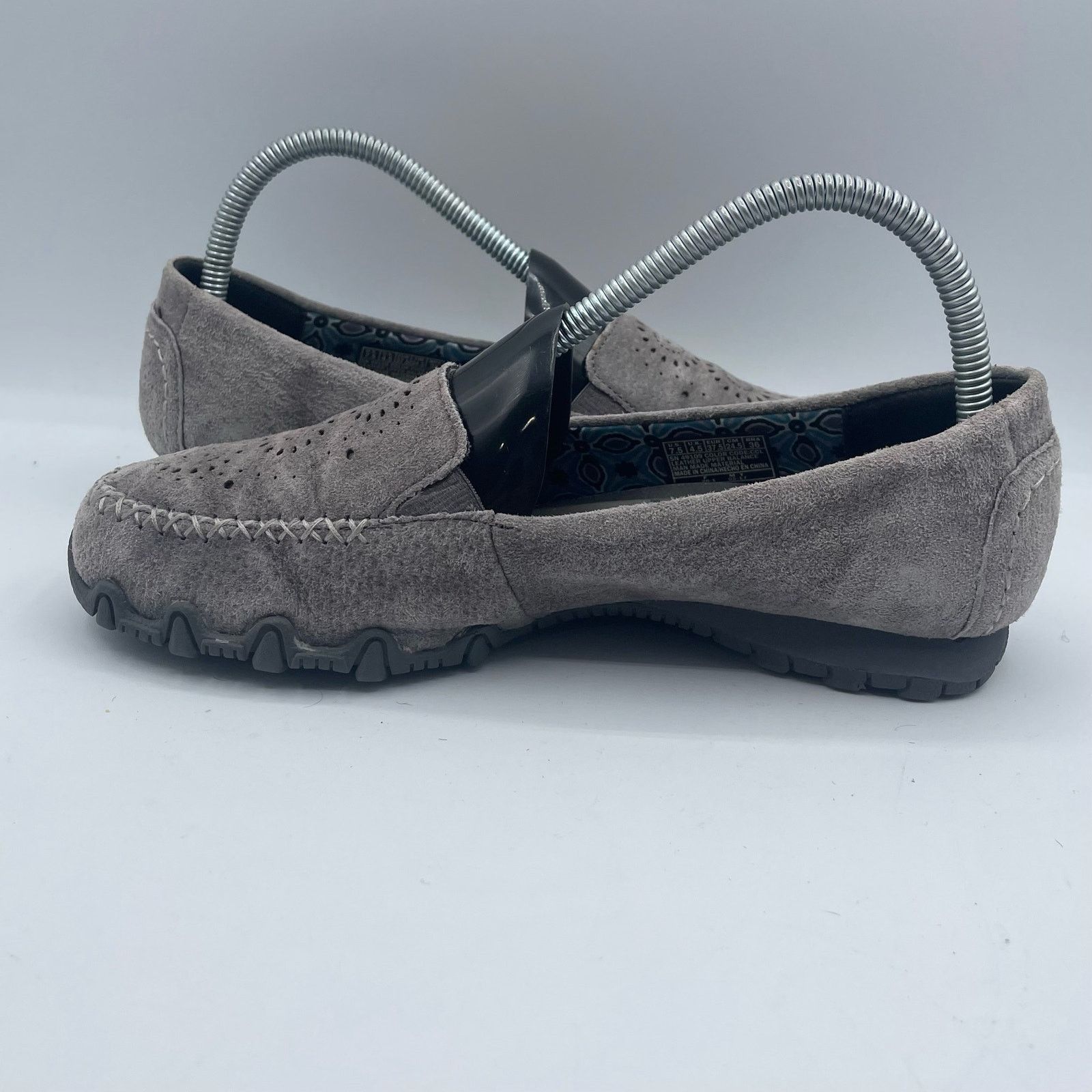 SKECHERS Skechers Relaxed Bikers Traffic Loafers Flats Charcoal 7.5 Size US 7.5 / IT 37.5 - 6 Thumbnail