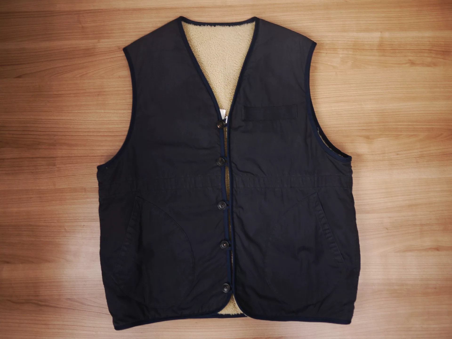 Visvim NAVY VISVIM RAWLY VEST Size 4 Size US XL / EU 56 / 4 - 1 Thumbnail
