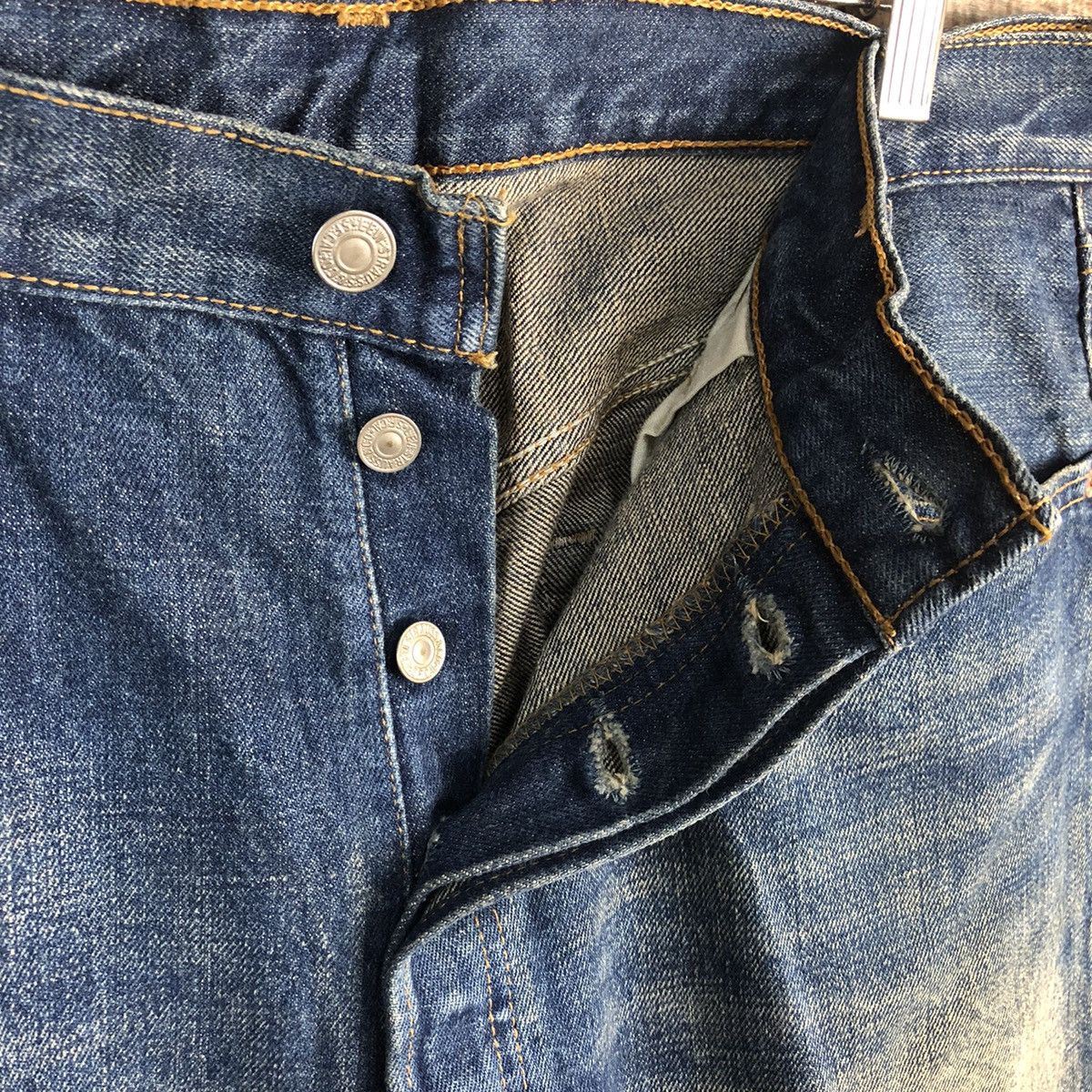 Levi's Levis 501 Blue Denim Pants #A2618 Size US 36 / EU 52 - 11 Thumbnail
