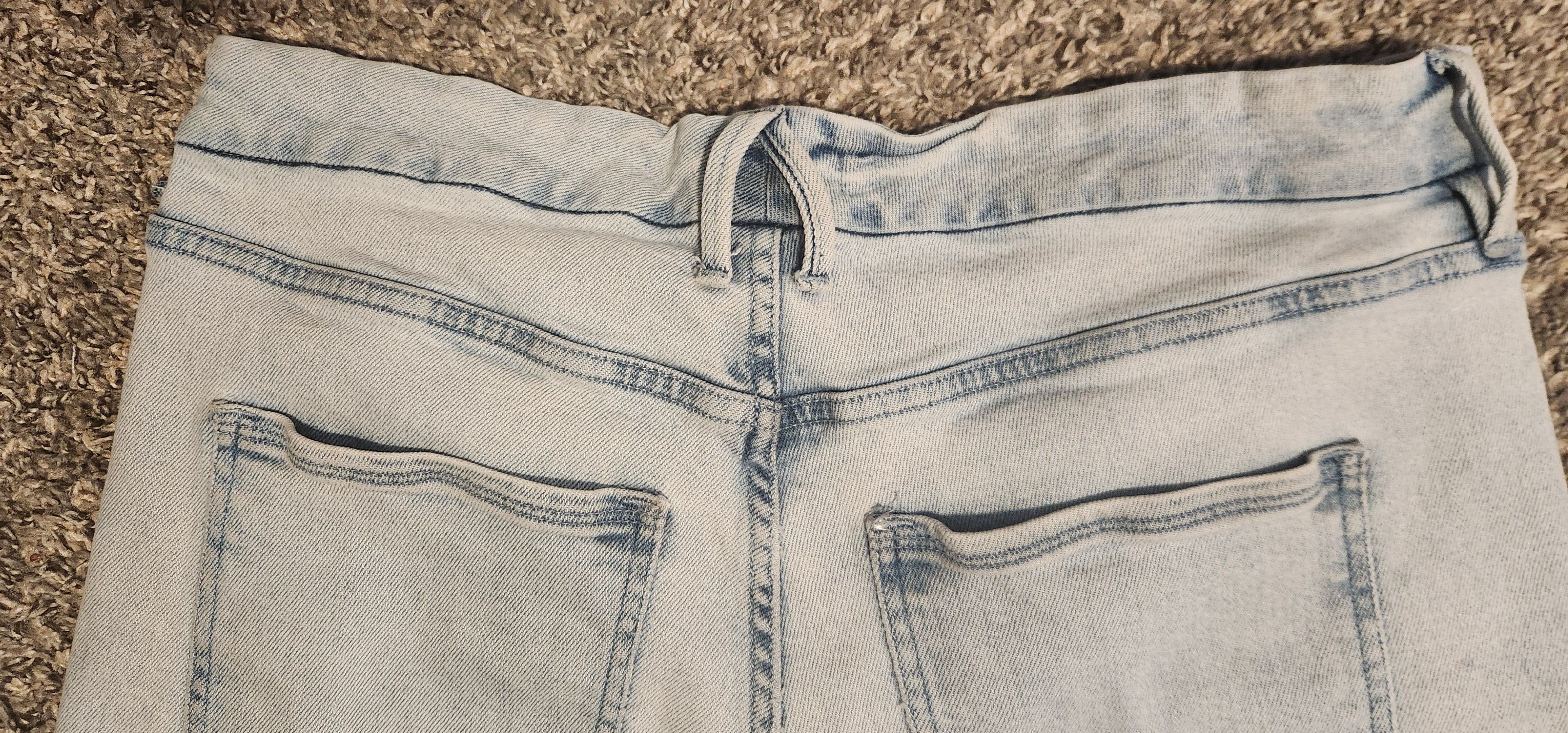 Good American Good American Acid-Wash Palazzo Jeans Size 38" / US 16 / IT 52 - 2 Thumbnail