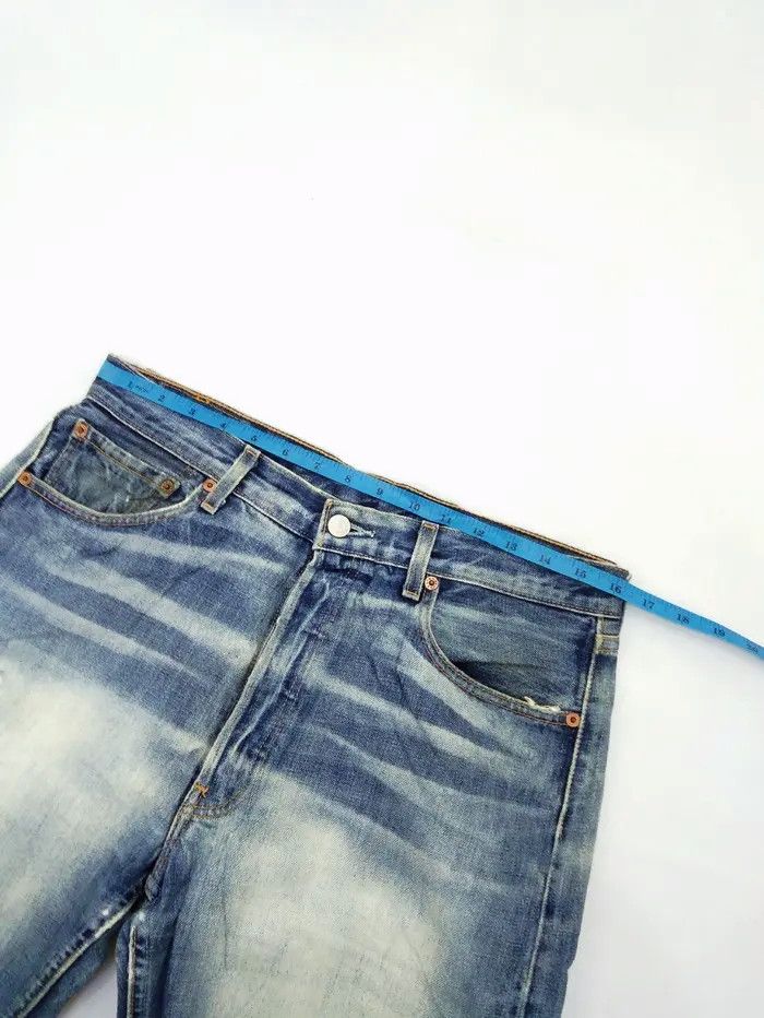 Levi's × Vintage Vintage Levis 501 Straight Leg Jeans 32x33 Size US 32 / EU 48 - 7 Thumbnail