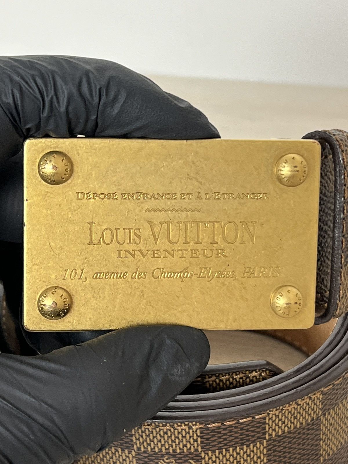 Louis Vuitton Louis Vuitton Damier Inventeur Belt Size ONE SIZE - 6 Thumbnail