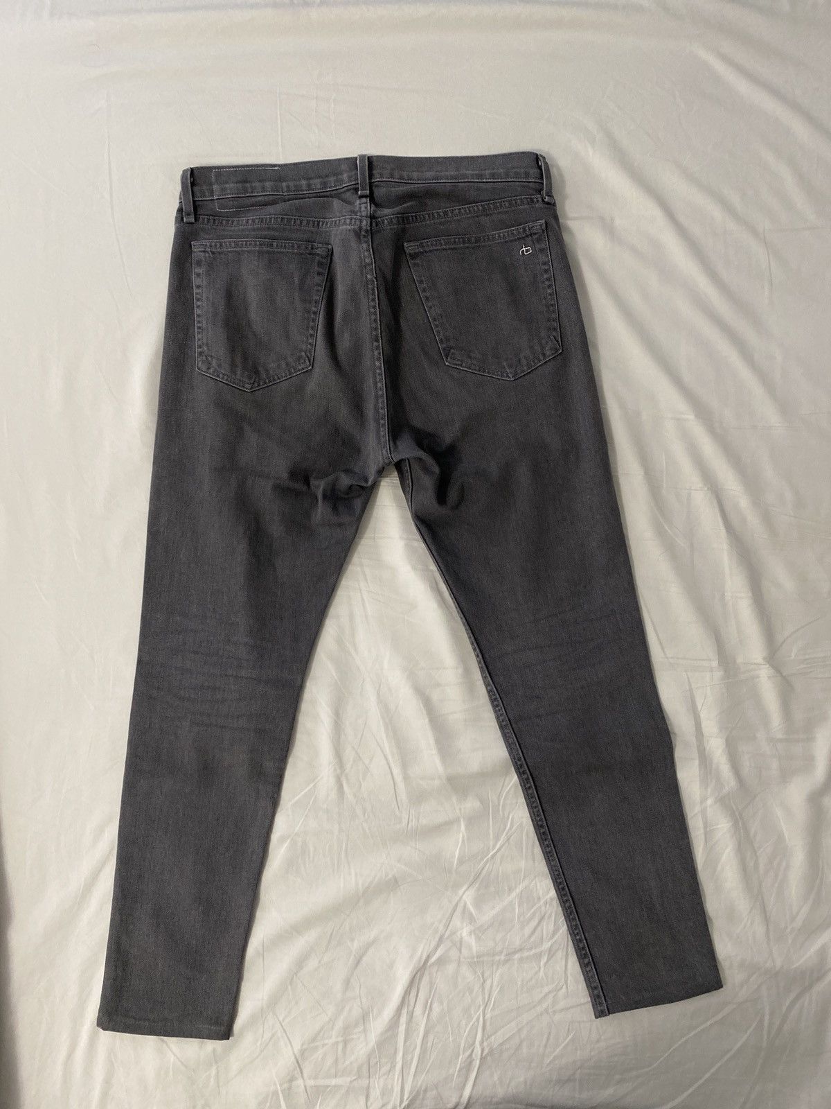Rag & Bone Grey Rag & Bone Fit 1 Jeans Size US 34 / EU 50 - 3 Thumbnail