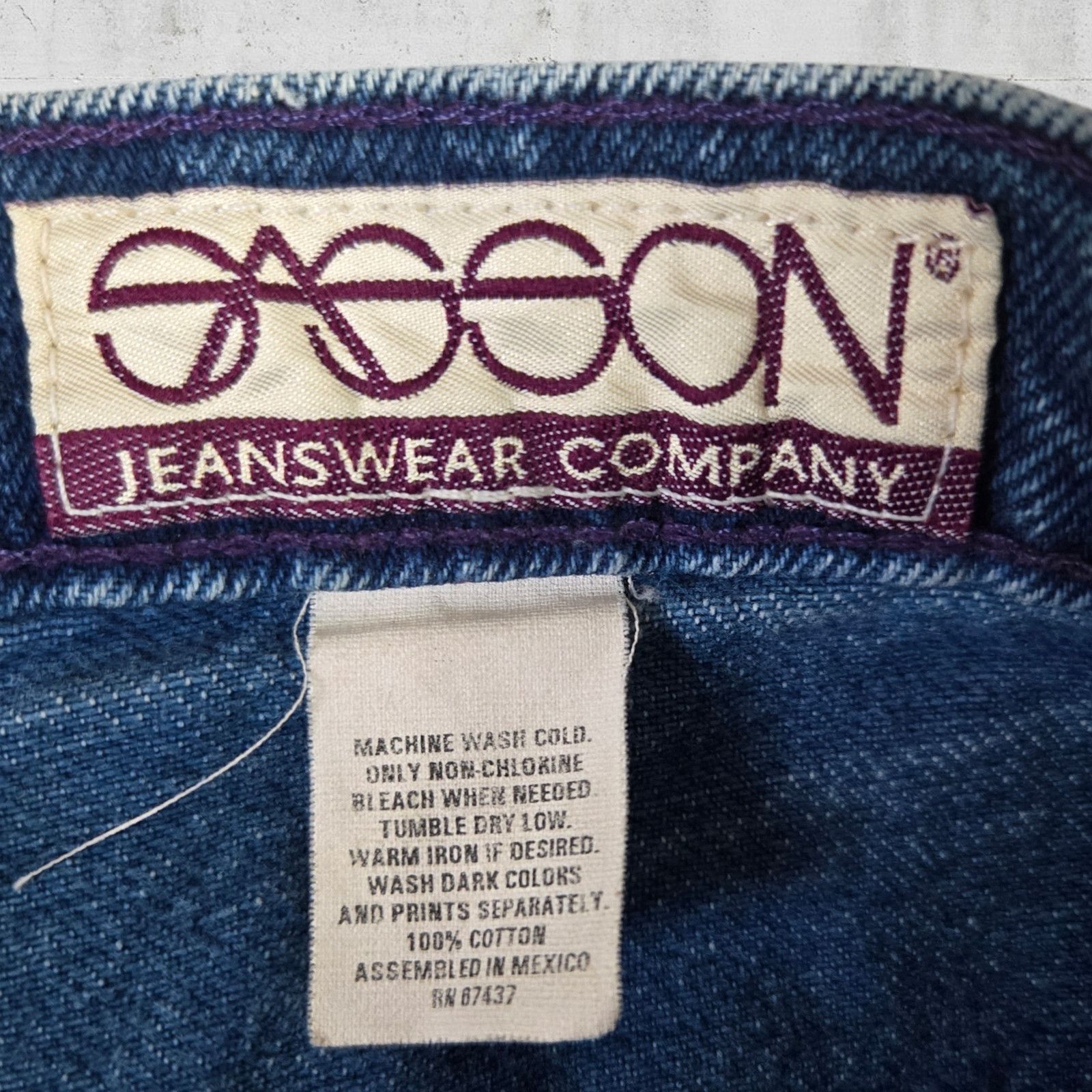 Vintage 80s Sasson Medium High Waisted Mom Jeans Size 26 Size 26" / US 2 / IT 38 - 4 Thumbnail