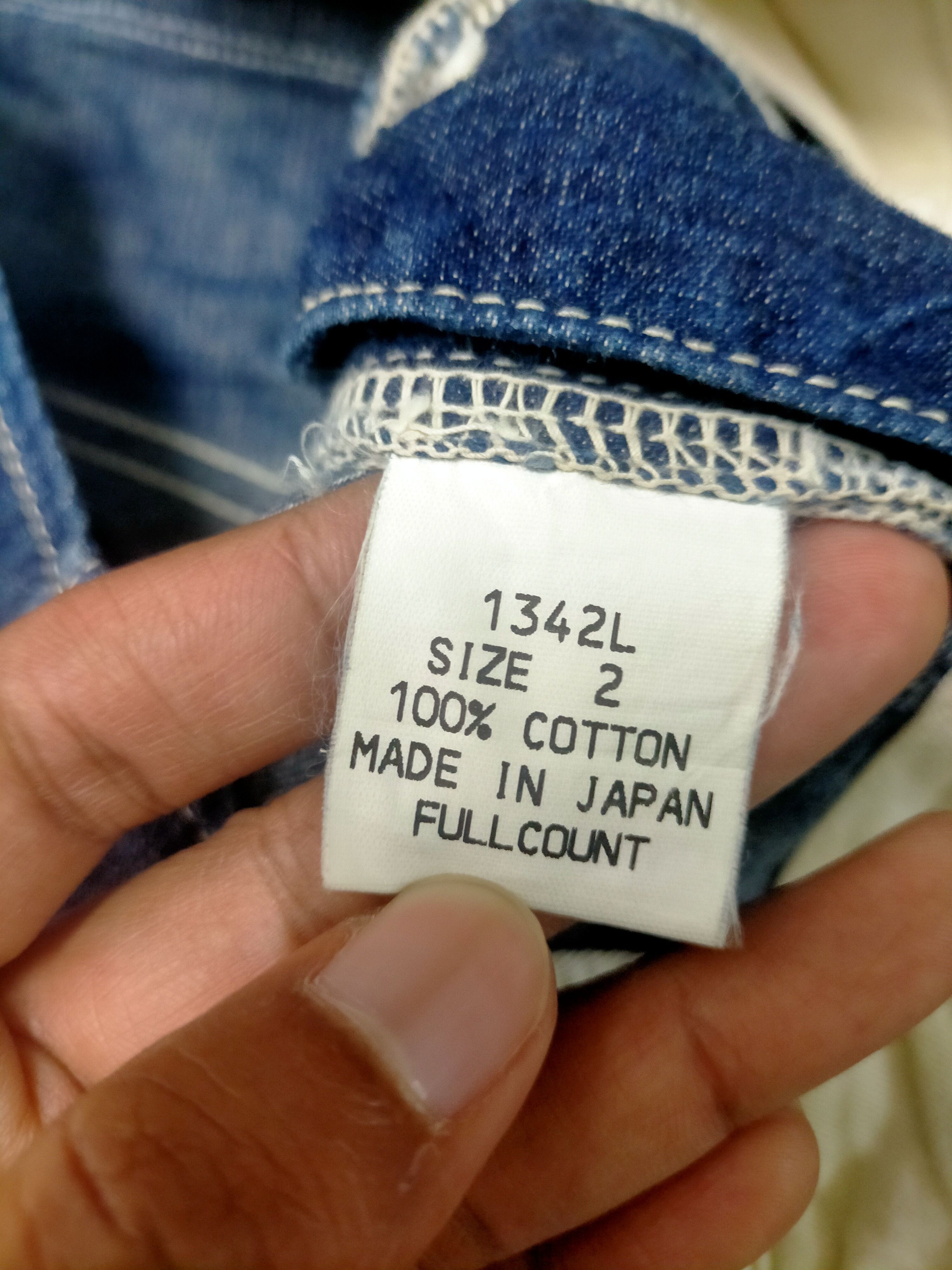 Full Count & Co. Vintage Full Count Trouser Pants Denim Size US 31 - 6 Thumbnail