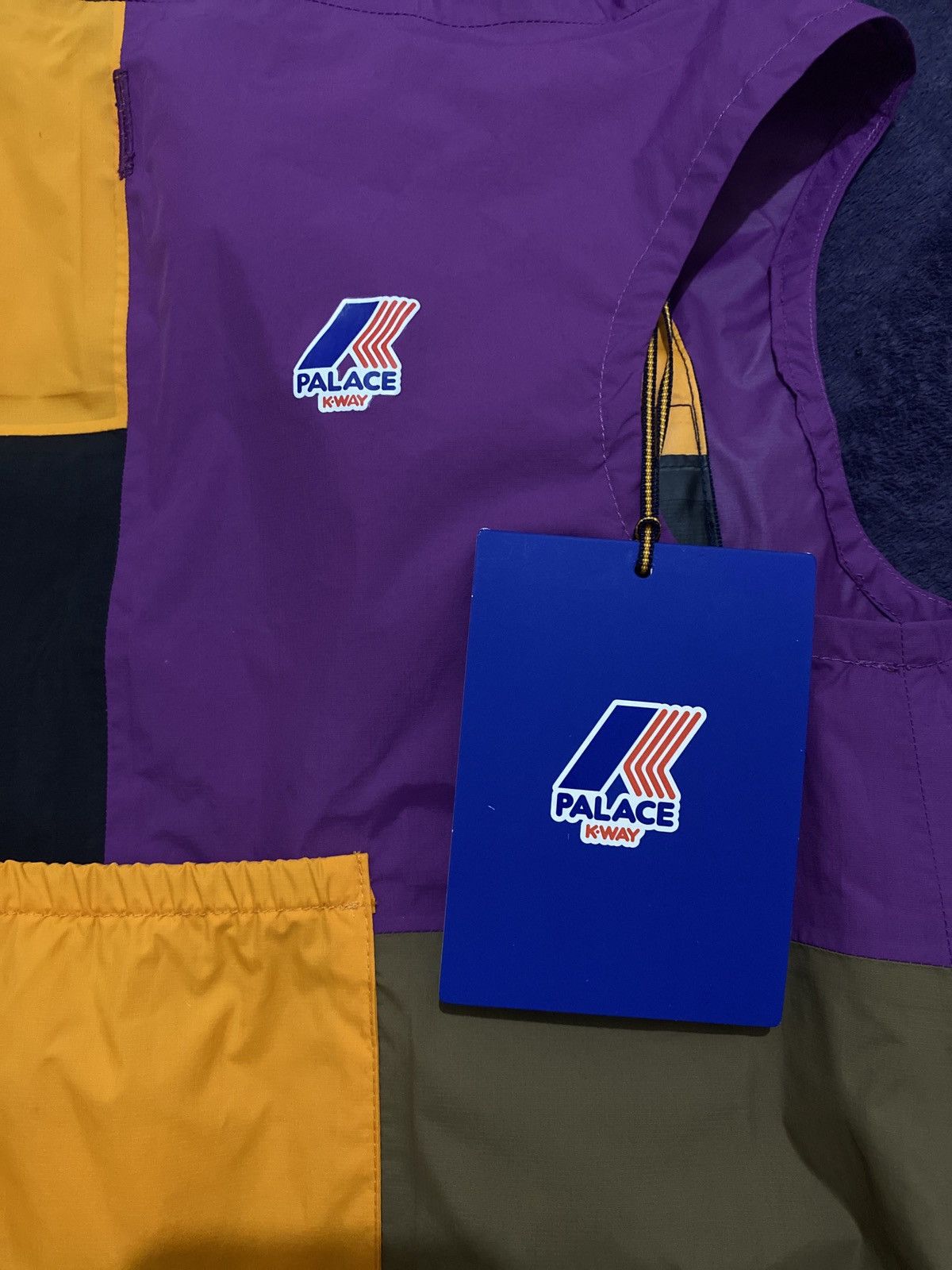 K-Way × Palace Palace K-Way Le Vrai 4.0 Horatio Dog Jacket Purple/Orange Size ONE SIZE - 5 Thumbnail