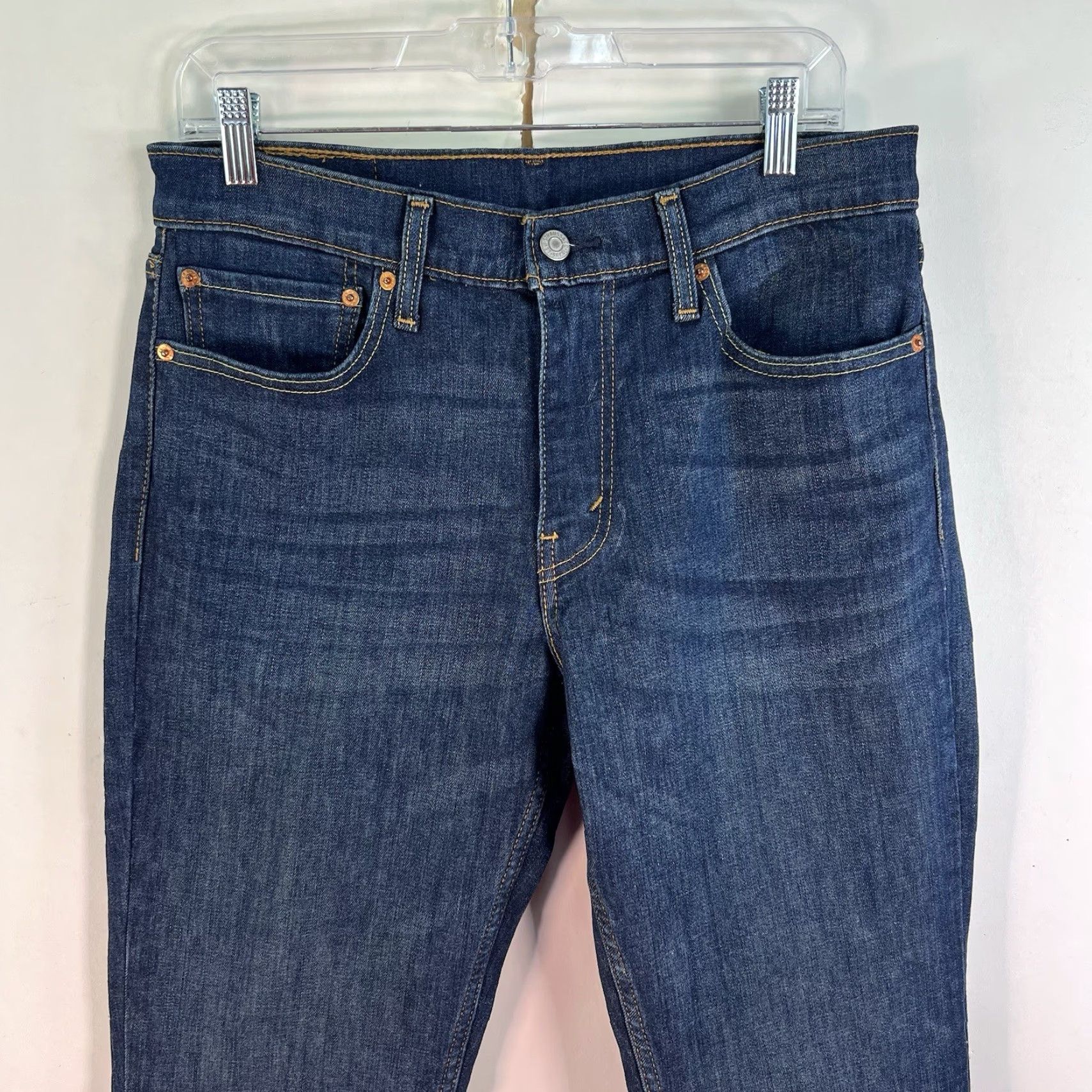 Levi's VINTAGE? No — Levi's 511 Slim Fit Flex Jeans Men Size 32 x 32 Blue Denim Jeans Slim Straight 5-Pocket USA Logo Levi's 500 Series Mens Size US 32 / EU 48 - 2 Thumbnail