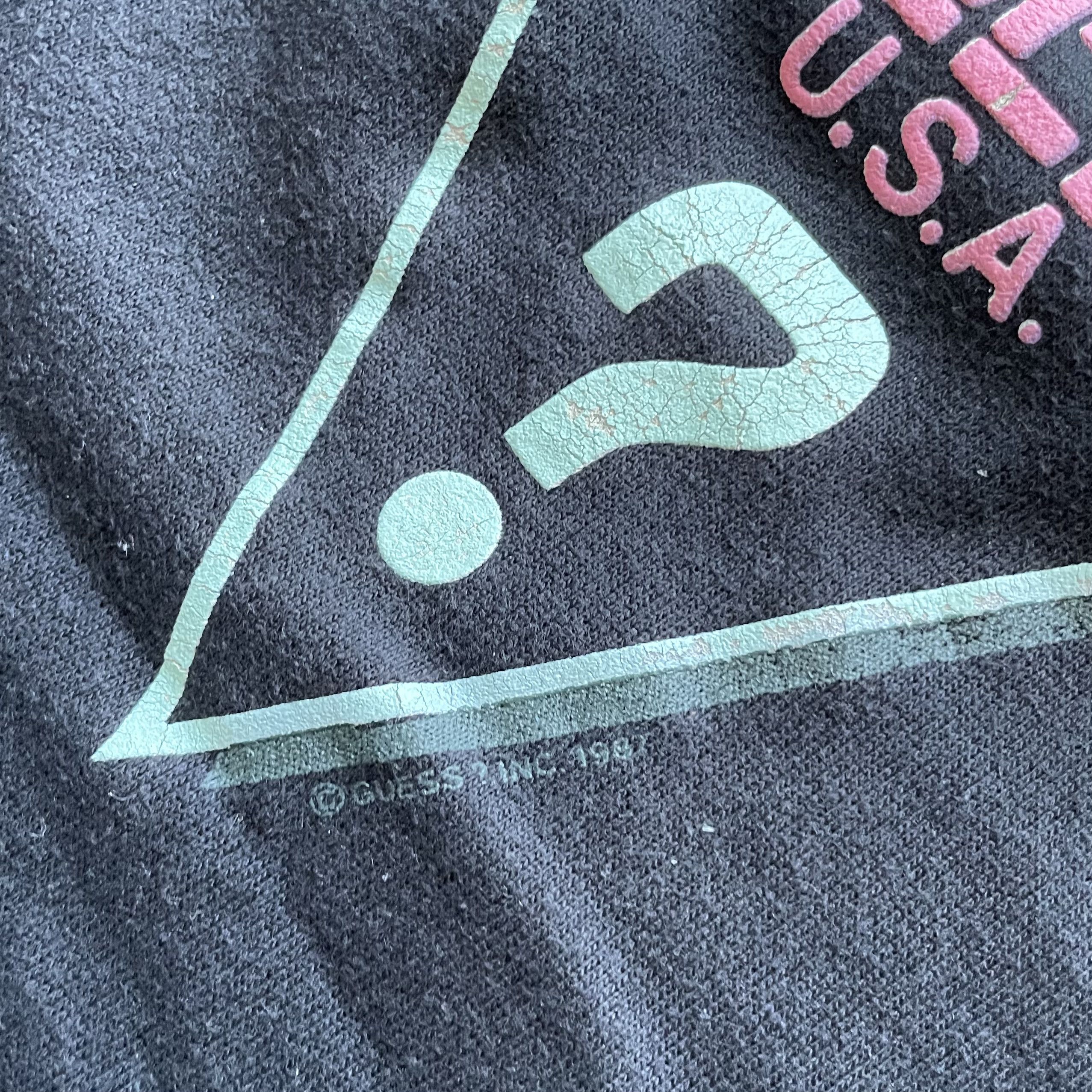 Guess Vintage Guess Jeans Crewneck 1987 Size US L / EU 52-54 / 3 - 3 Thumbnail