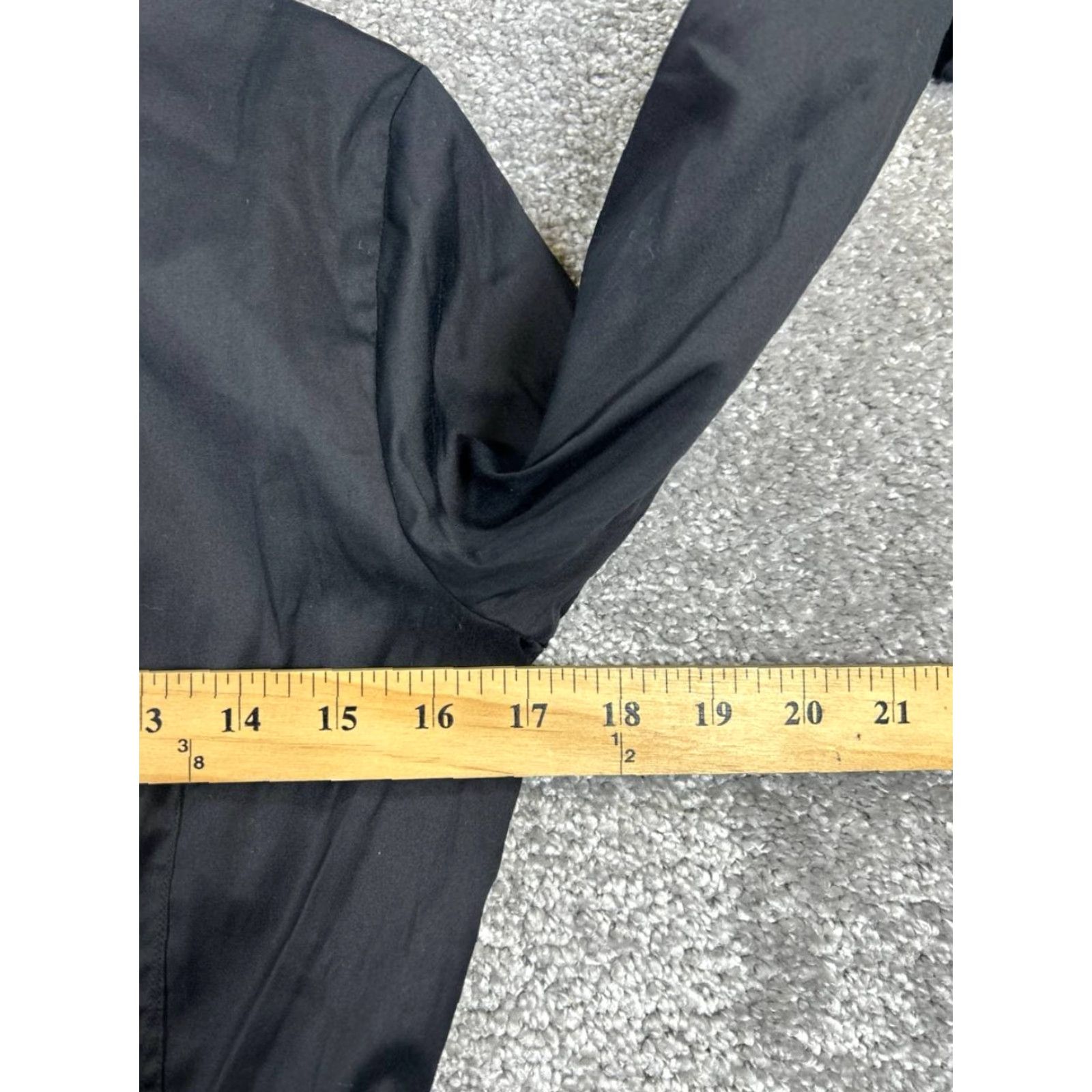 Theory Theory Shirt Dress Womens 6 Black Cotton Blouson Size M / US 6-8 / IT 42-44 - 6 Thumbnail