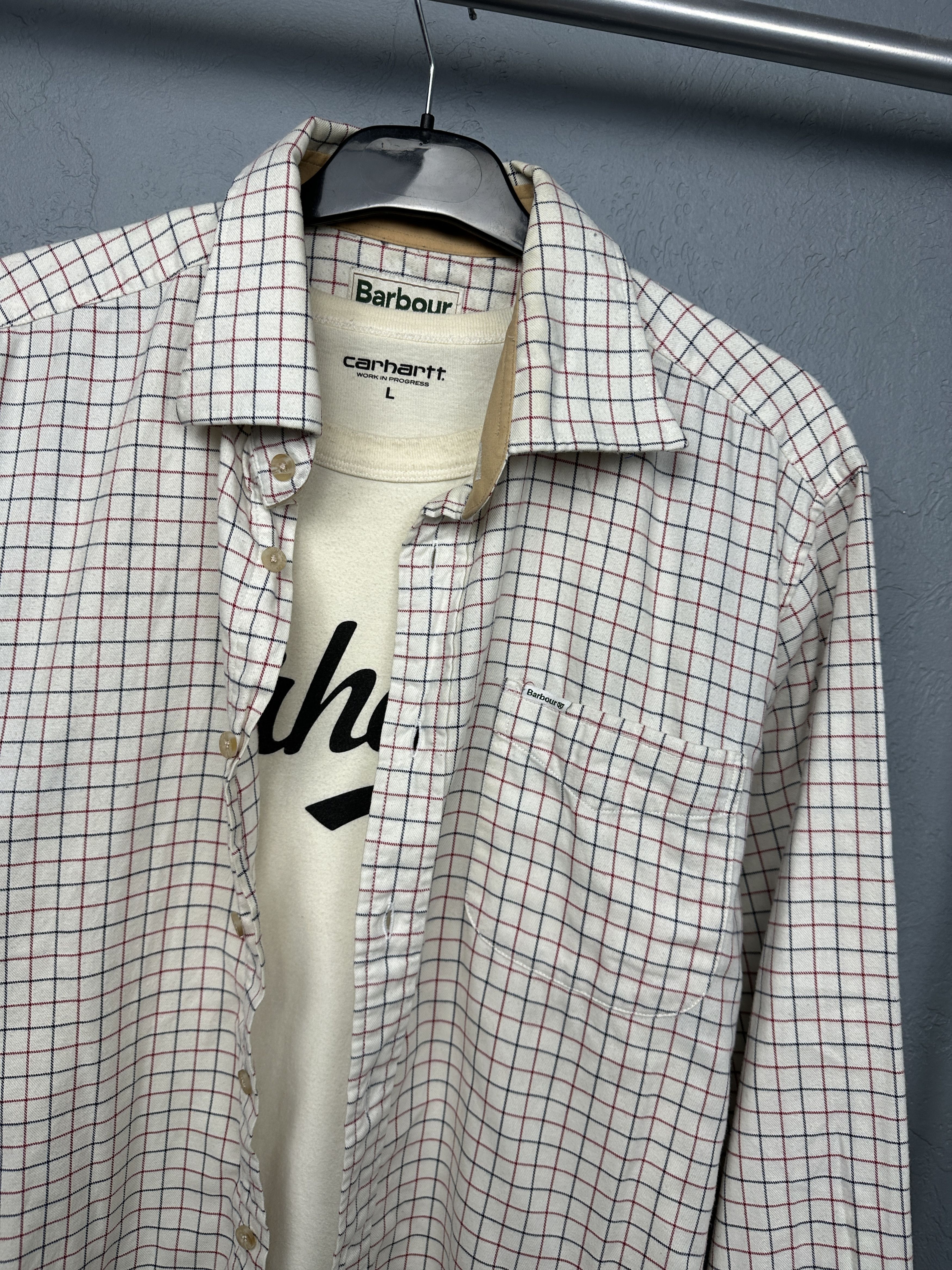Barbour Barbour Vintage Mens Flannel Shirt Size US L / EU 52-54 / 3 - 2 Thumbnail