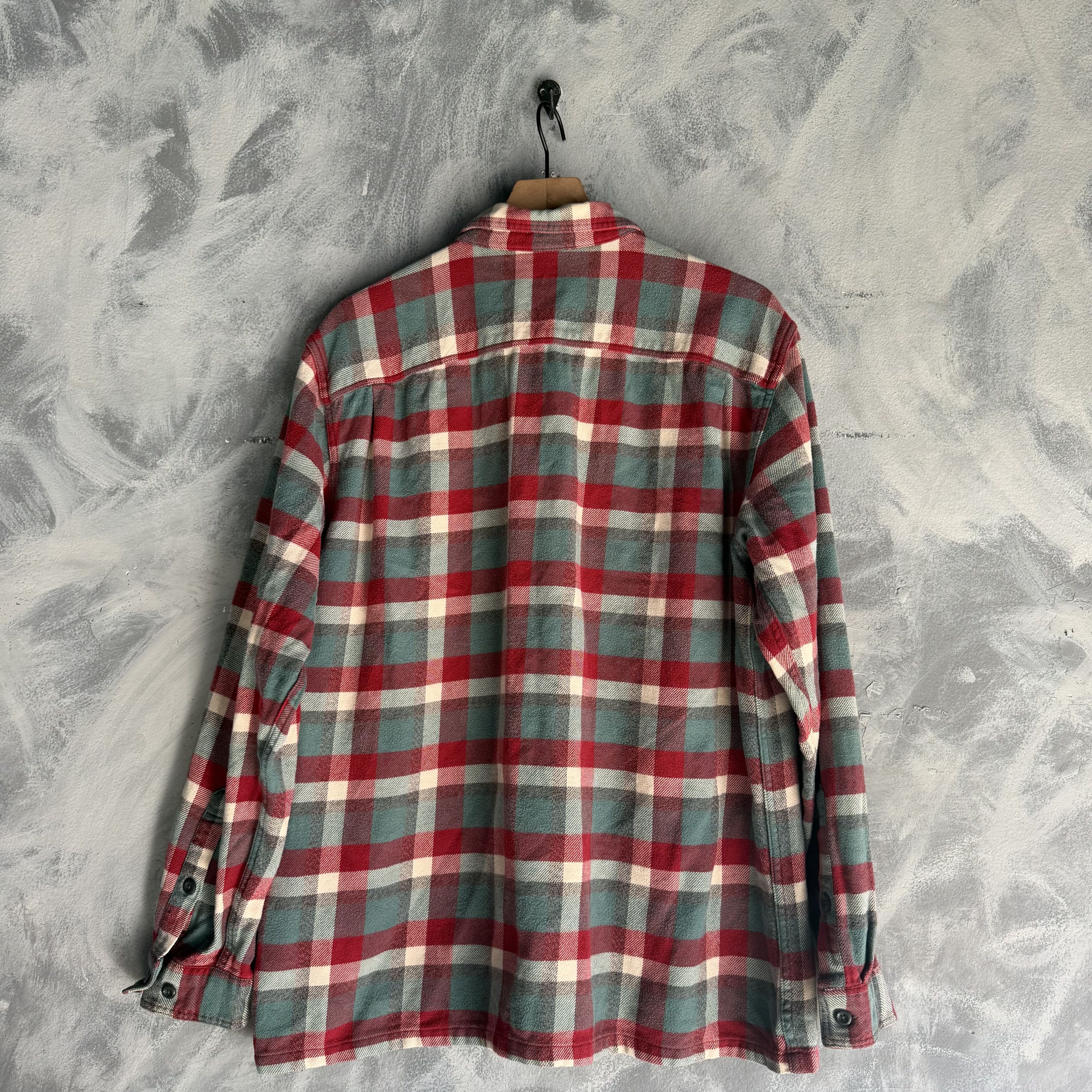 Patagonia PATAGONIA Fjord Organic Cotton Flannel Plaid Shirt Mens Sz L Size US L / EU 52-54 / 3 - 6 Thumbnail