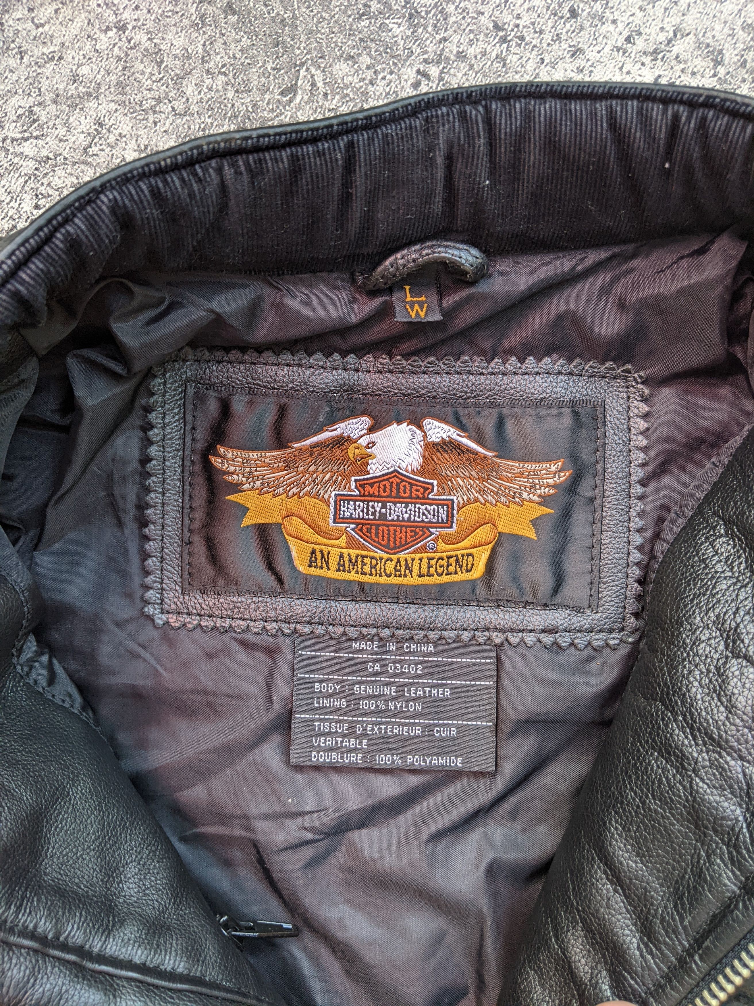 Harley Davidson Retro Harley Davidson Genuine Leather Jacket Size L / US 10 / IT 46 - 4 Thumbnail